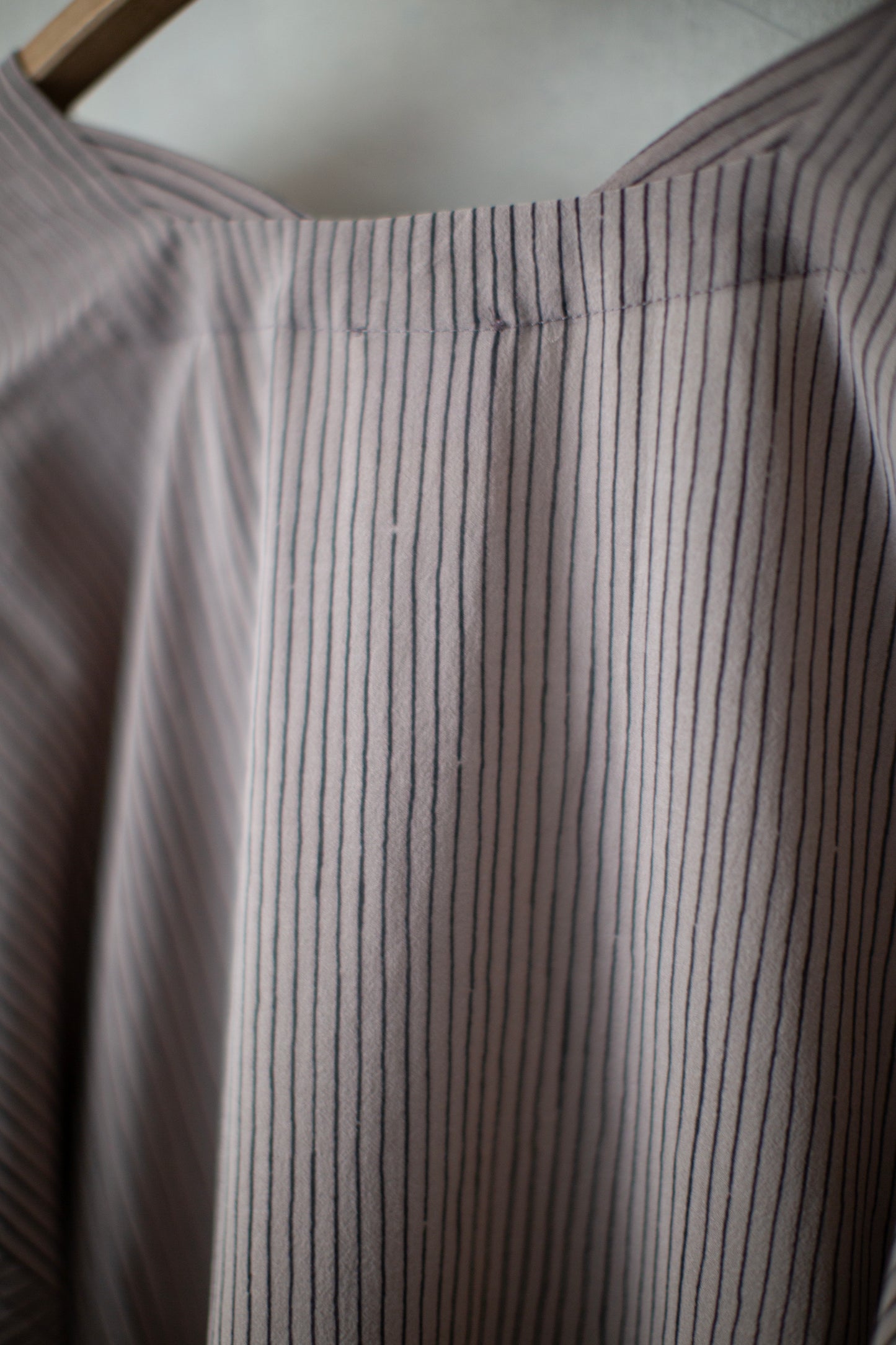 TUNIC#43 - CREPE COTTON SHIRTING MADDER BEIGE