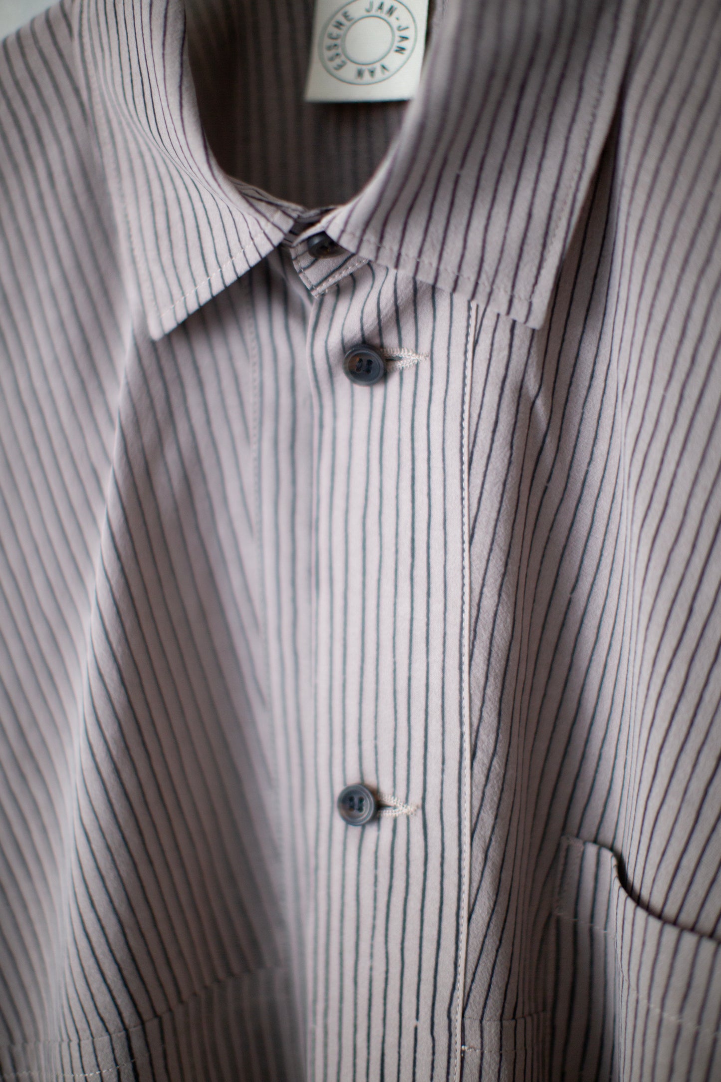 SHIRT#114 - CREPE COTTON SHIRTING MADDER BEIGE