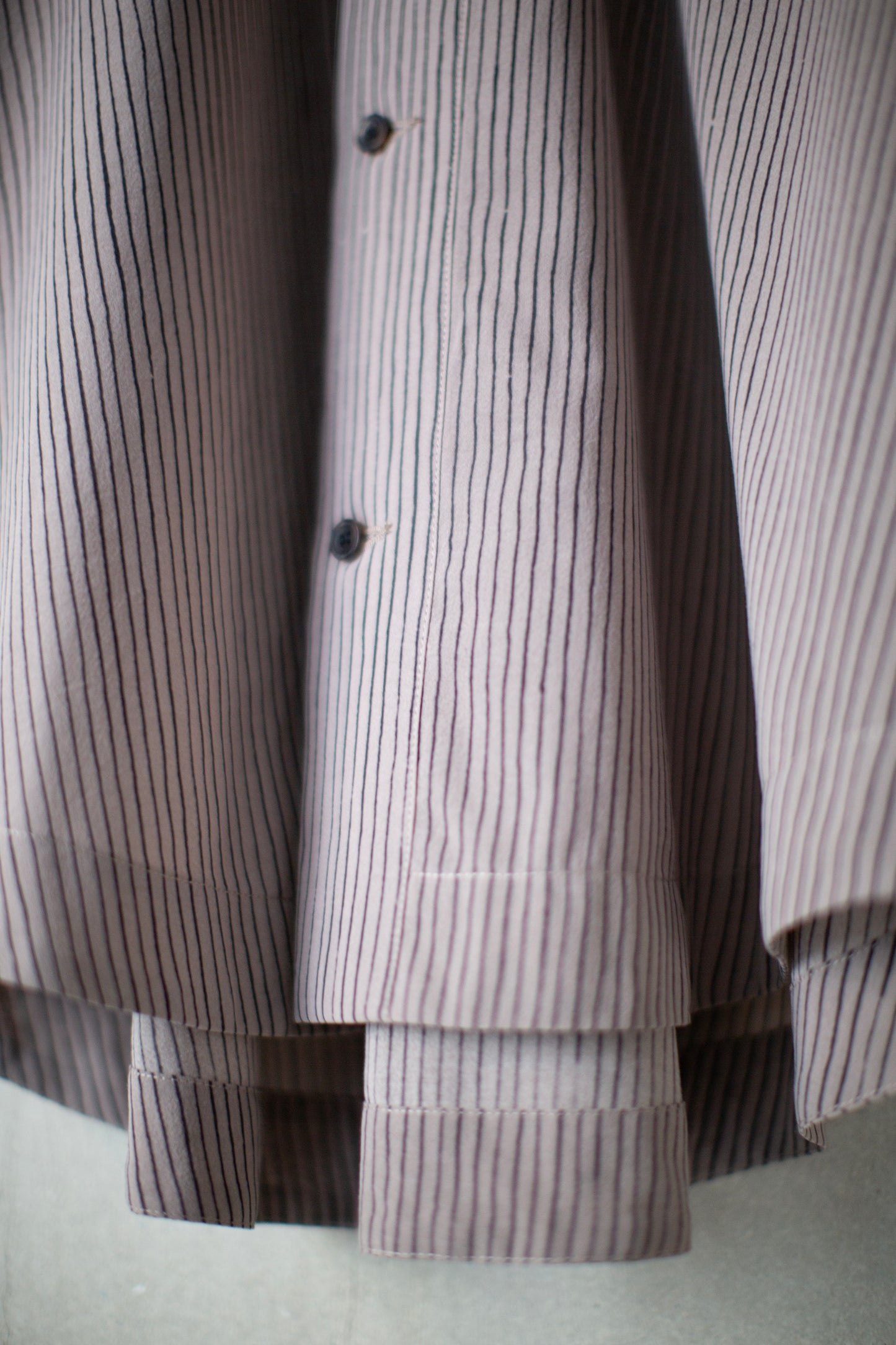 SHIRT#114 - CREPE COTTON SHIRTING MADDER BEIGE