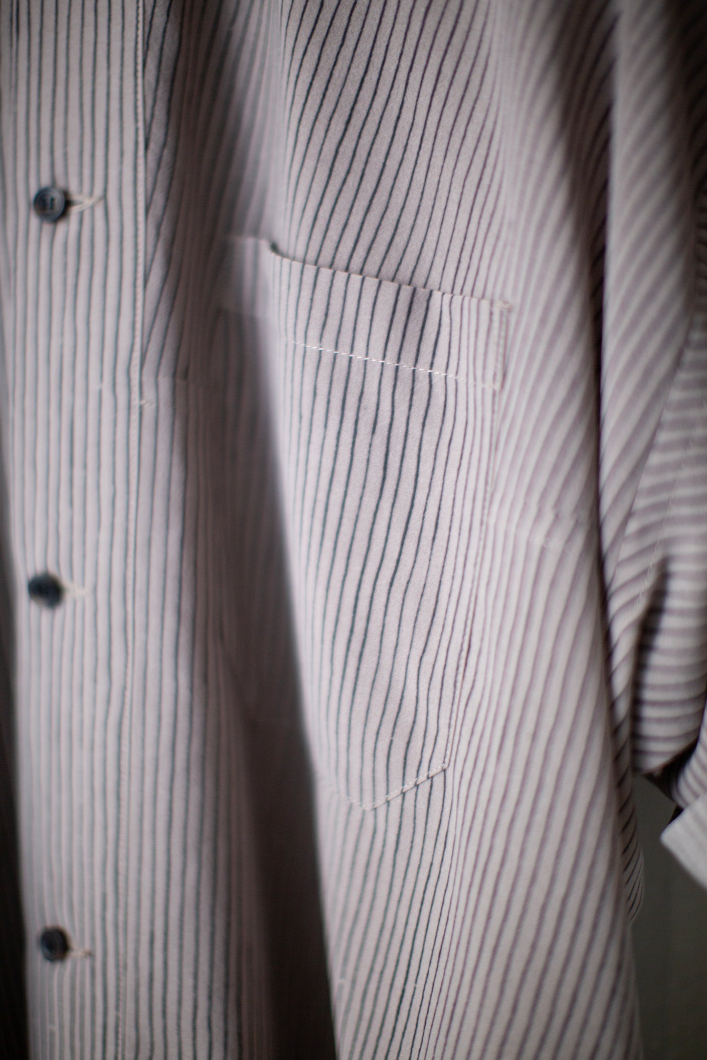 SHIRT#114 - CREPE COTTON SHIRTING MADDER BEIGE