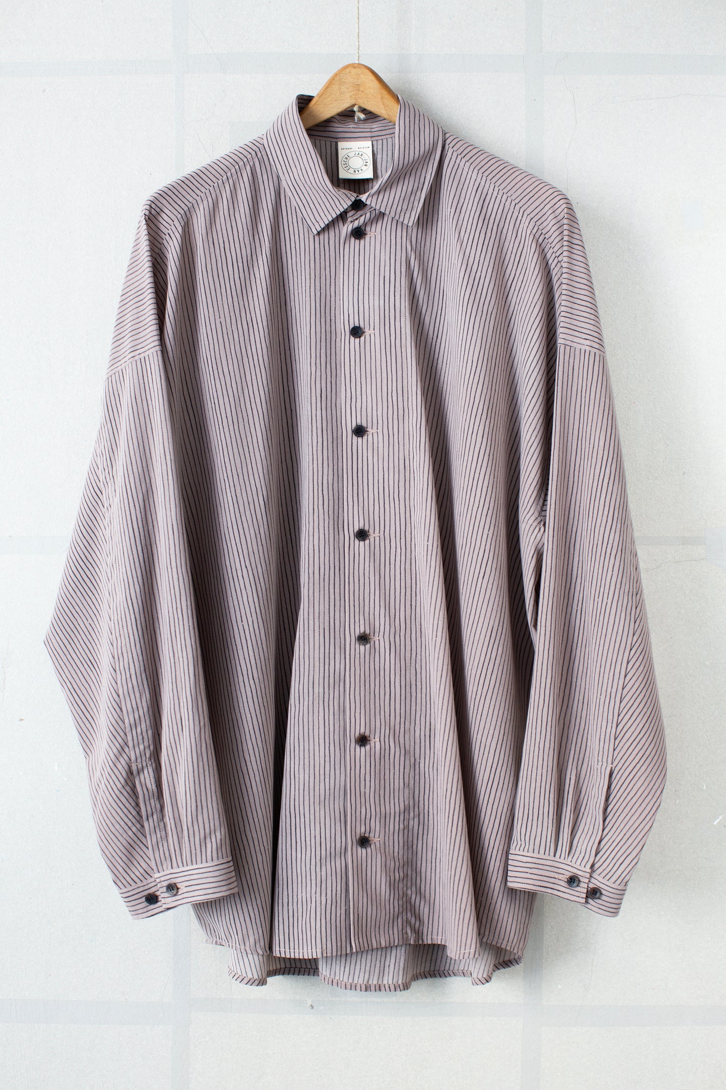 SHIRT#100 - CREPE COTTON SHIRTING MADDER BEIGE