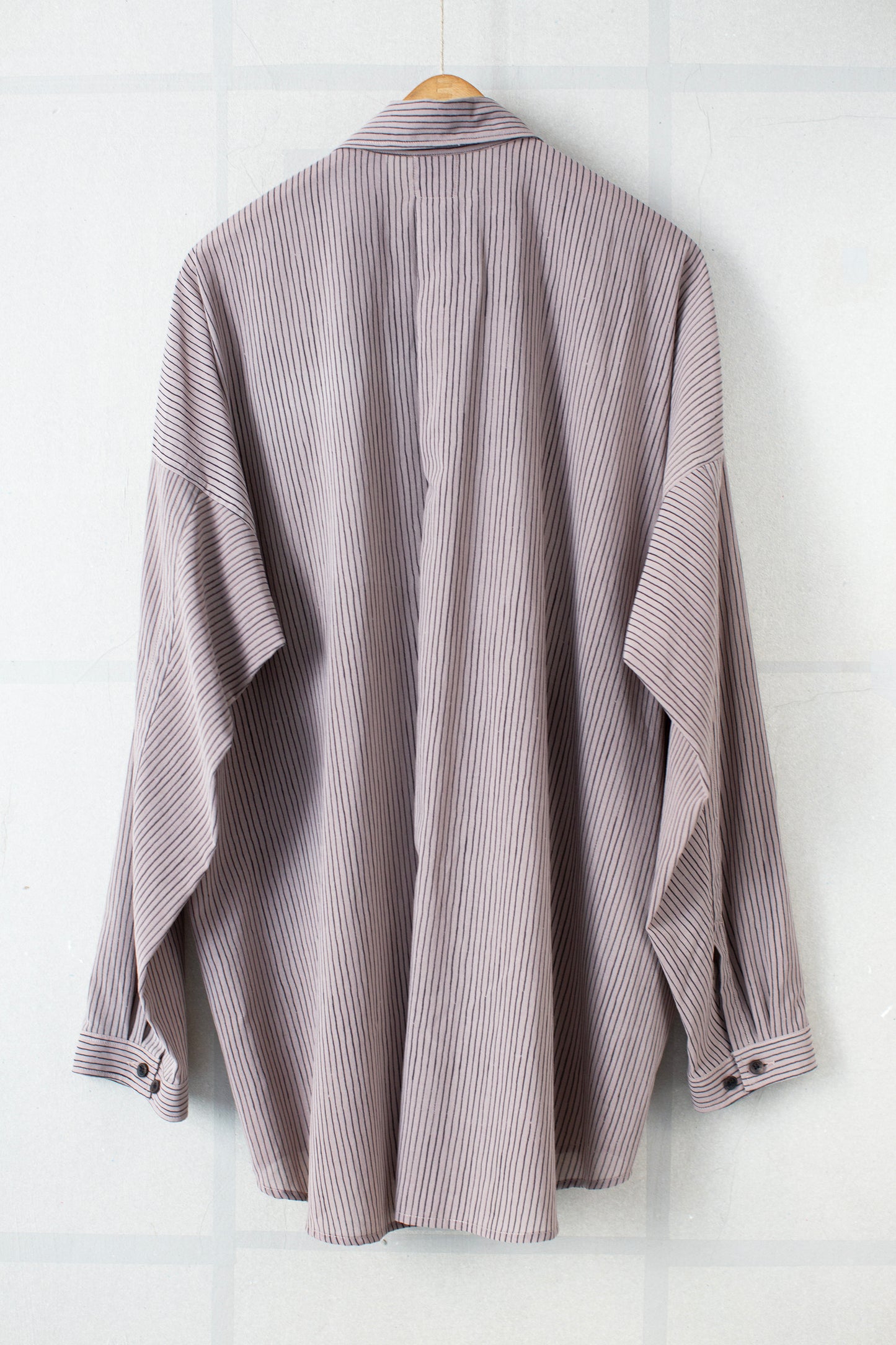 SHIRT#100 - CREPE COTTON SHIRTING MADDER BEIGE