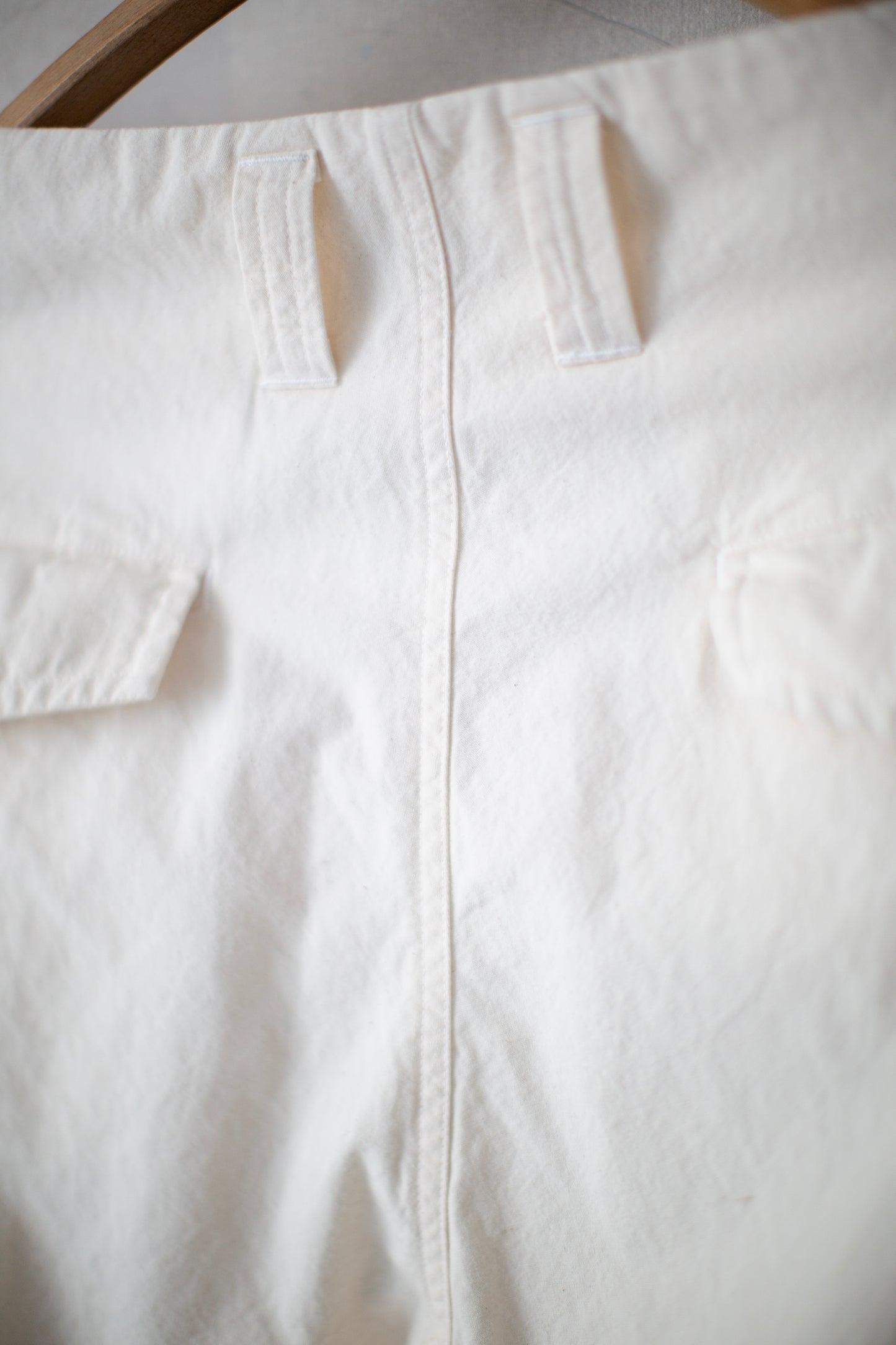 Off White Double Knee Cargo Pants - Light Weight