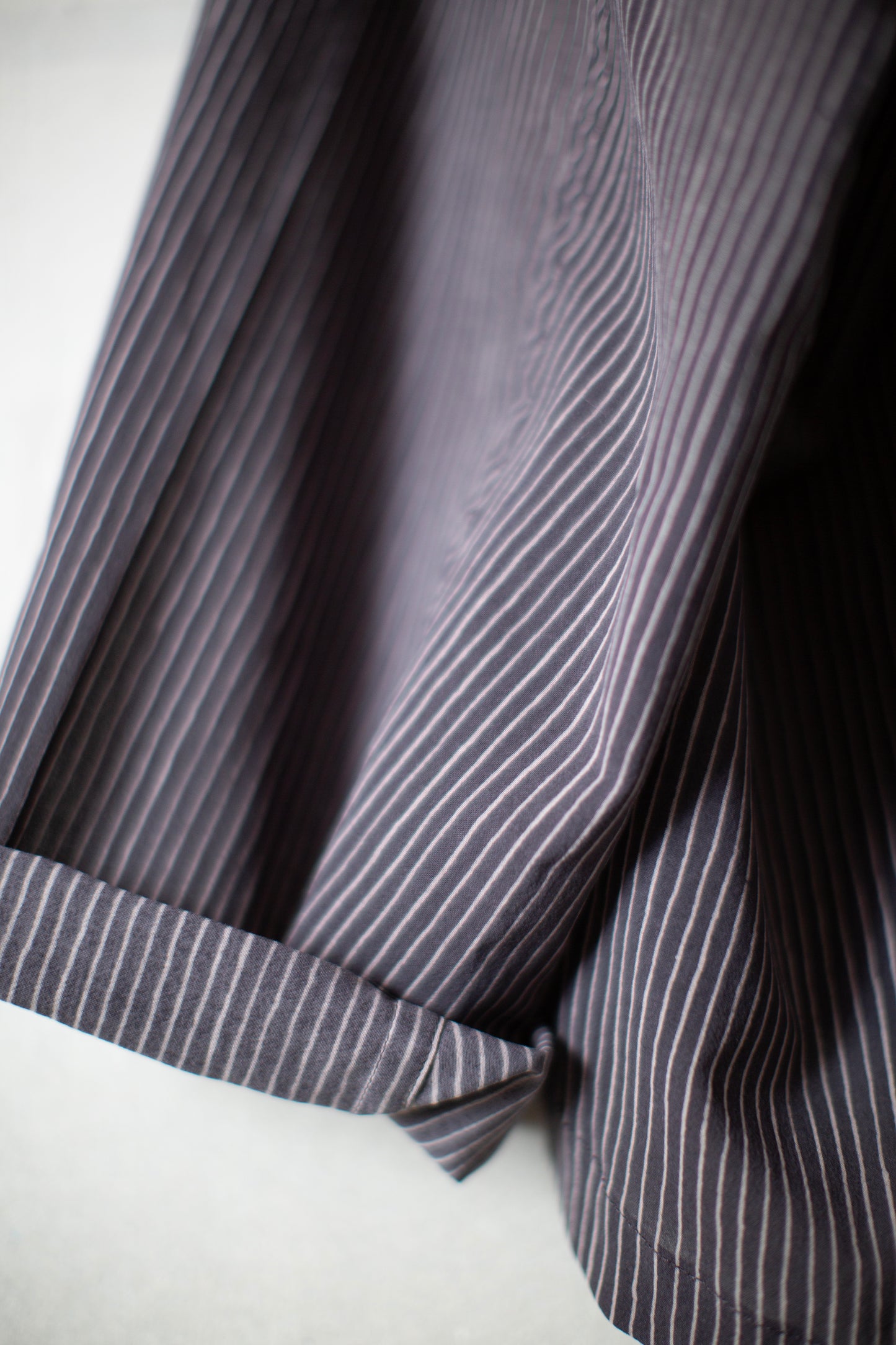 TUNIC#43 - CREPE COTTON SHIRTING GALLNUT BLACK