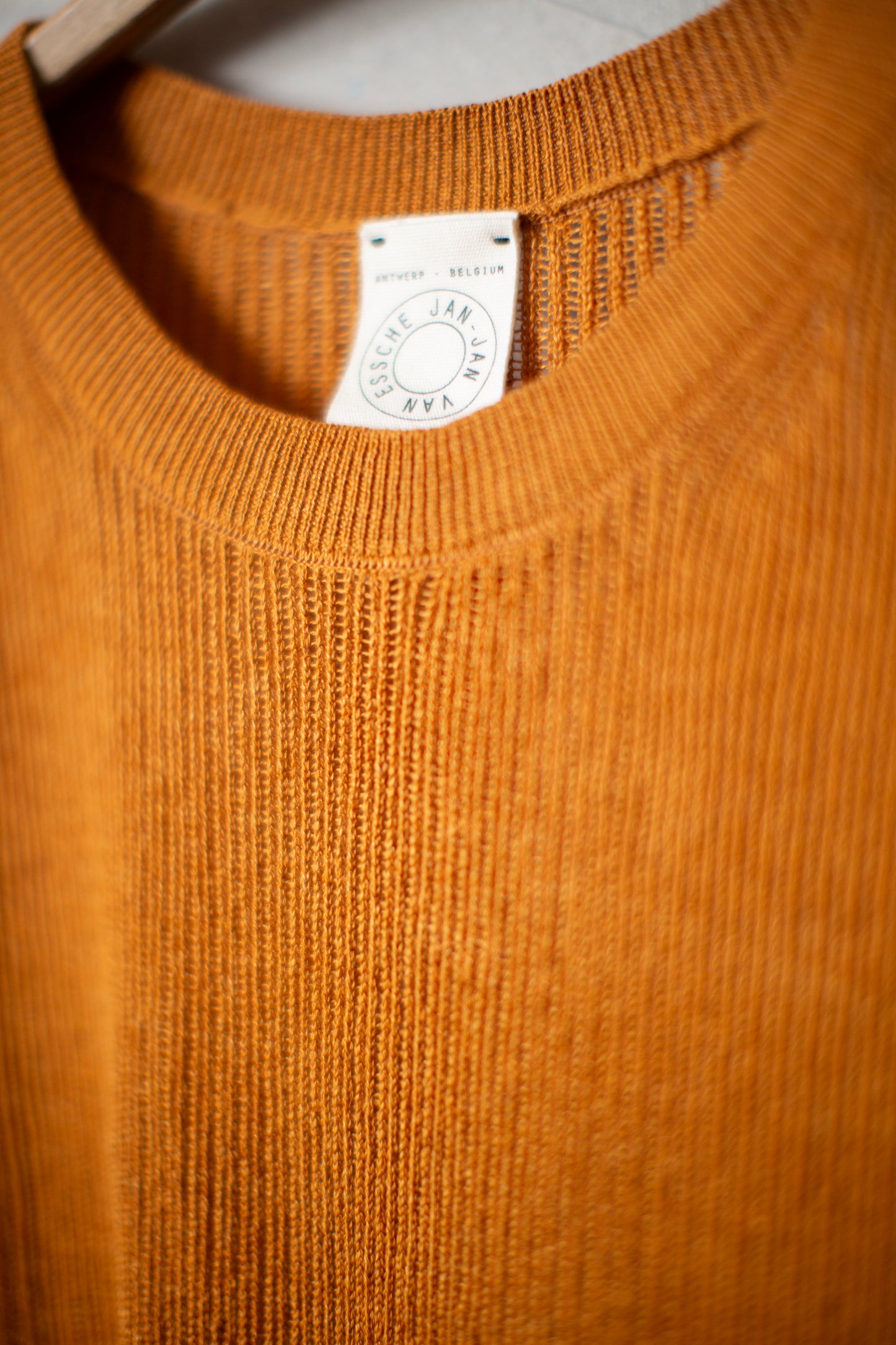KNIT#75 - LINEN COTTON MESH ORANGE