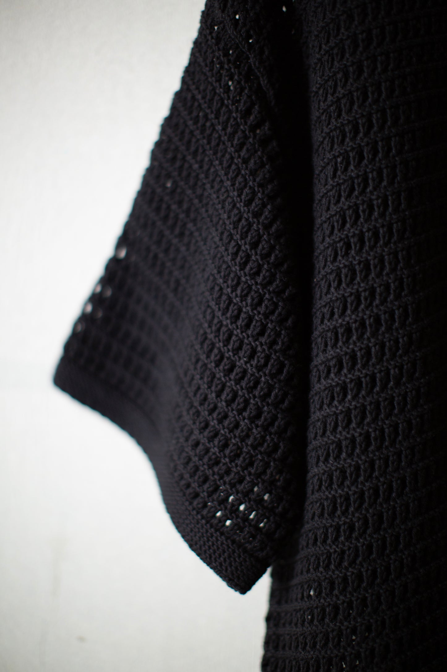 Black net shirt