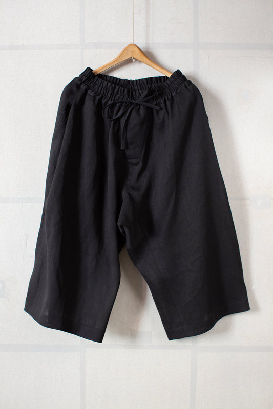SHORTS#11 - PAPER SHEER TWILL BLACK