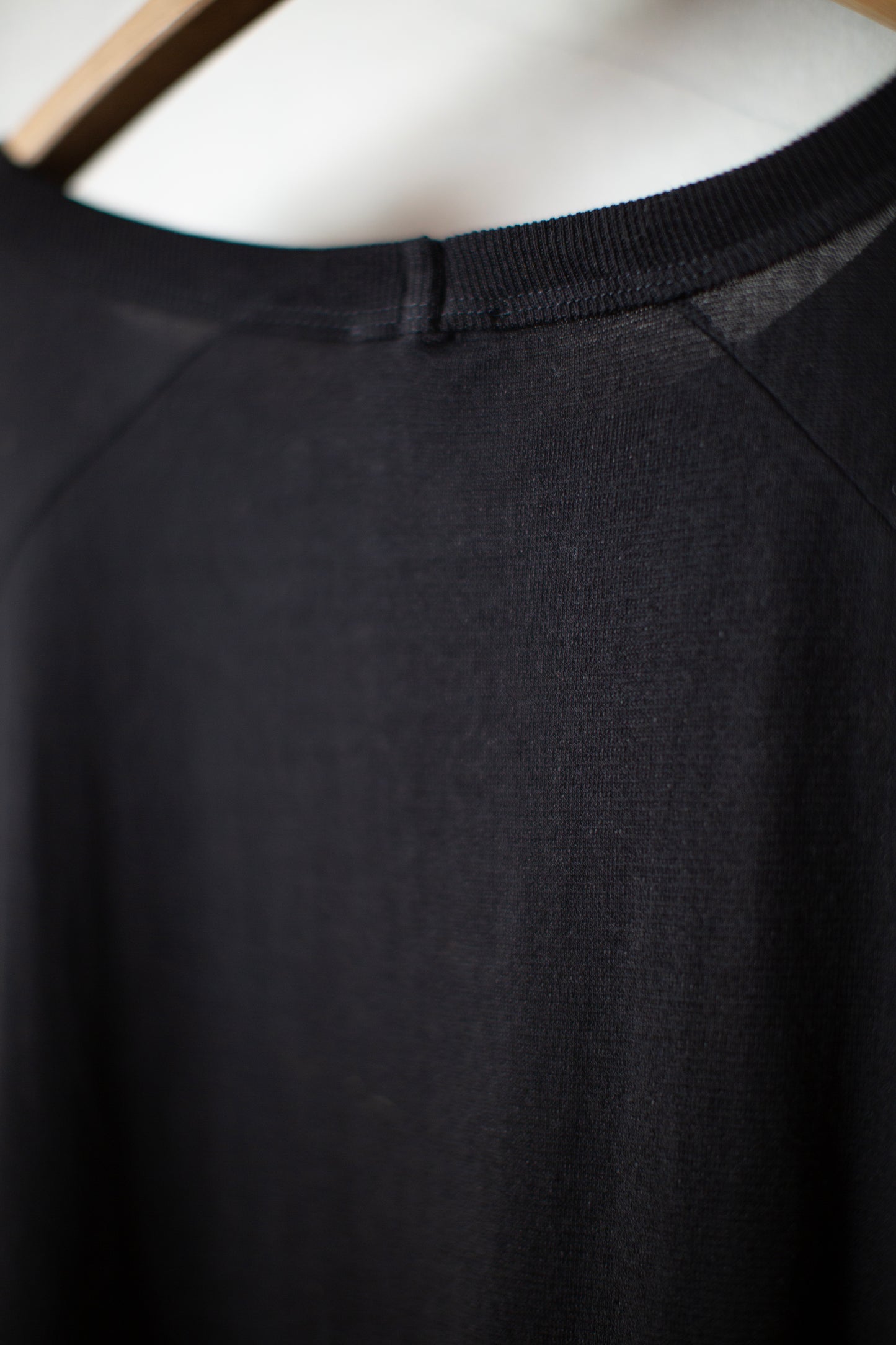 TEE#91 - COTTON PAPER JERSEY BLACK