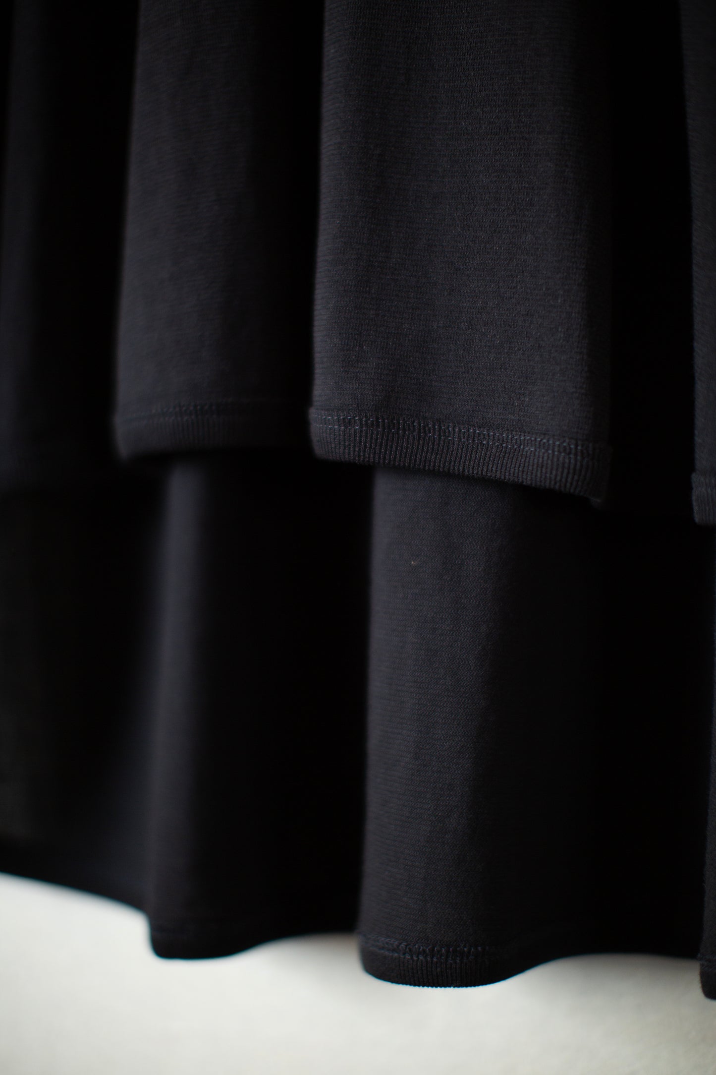 TEE#91 - COTTON PAPER JERSEY BLACK