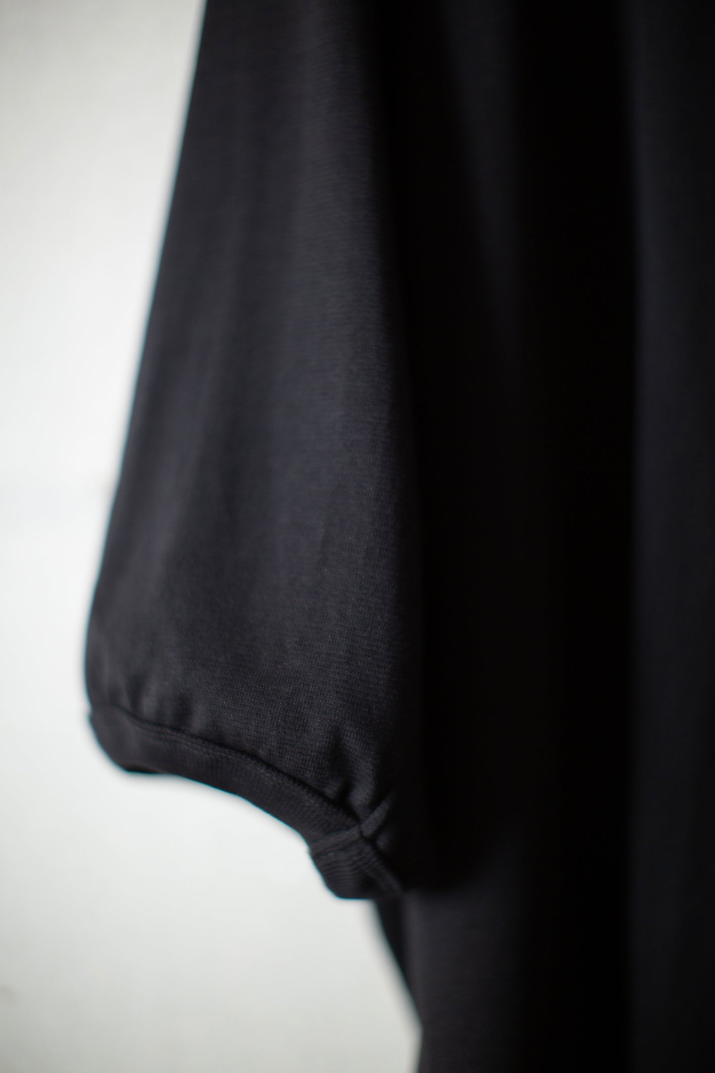 TEE#91 - COTTON PAPER JERSEY BLACK