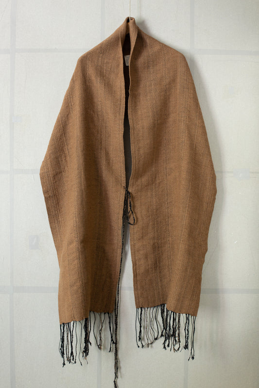 SCARF#35 - HANDWOVEN CAMEL