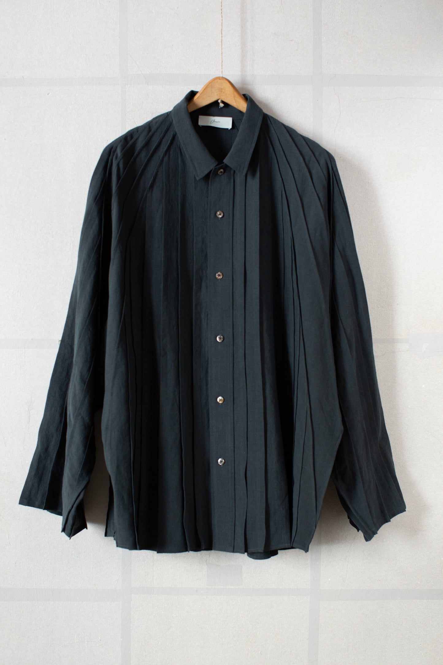Deep Green Gray Medium of flow Shirt