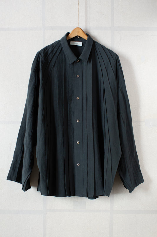 Deep Green Gray Medium of flow Shirt