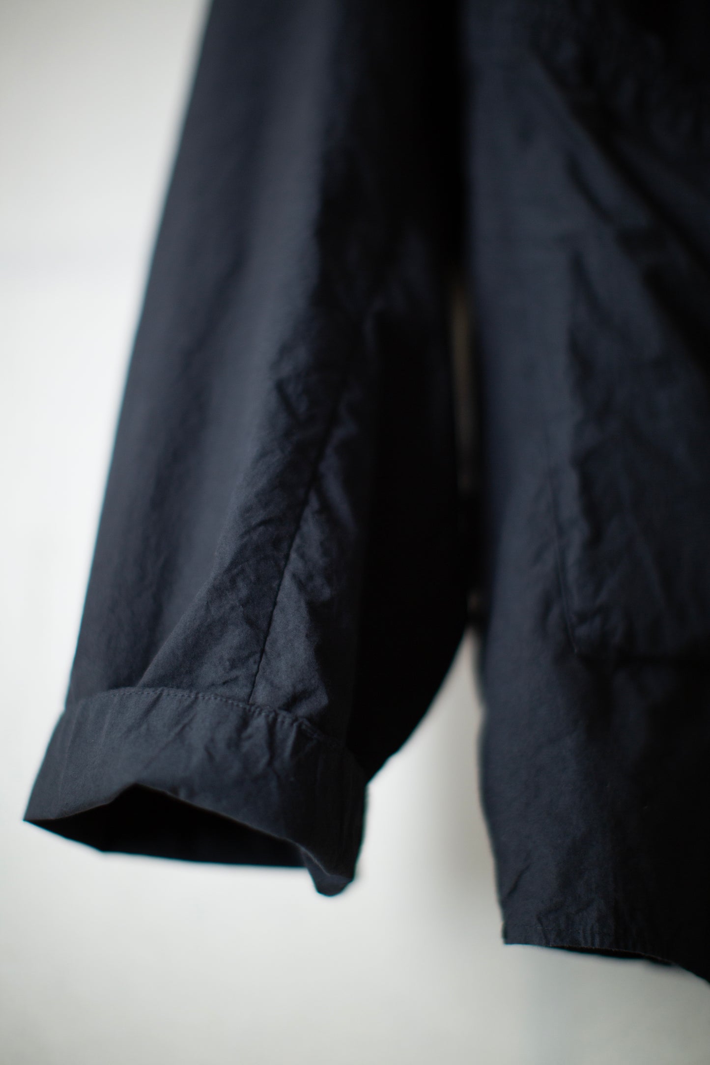 Charcoal Black Fabric Forming Field Jacket