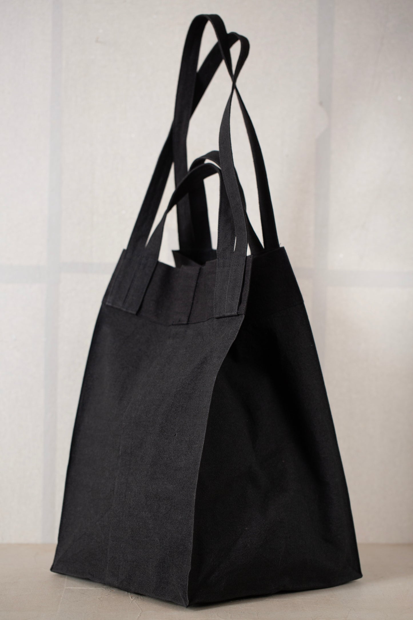 BAG#44 - URUSHI HEMP CANVAS PITCH BLACK