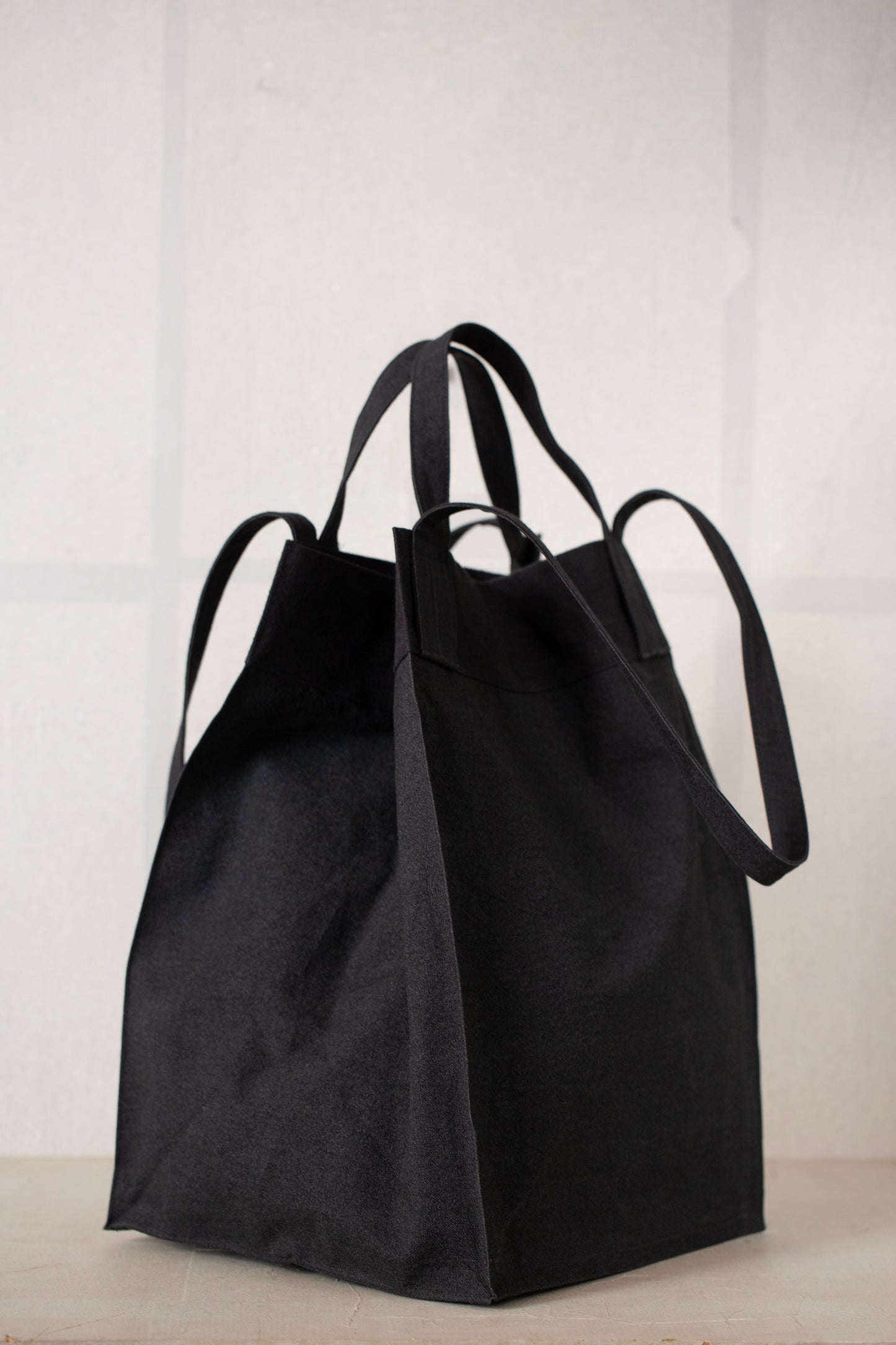 BAG#44 - URUSHI HEMP CANVAS PITCH BLACK
