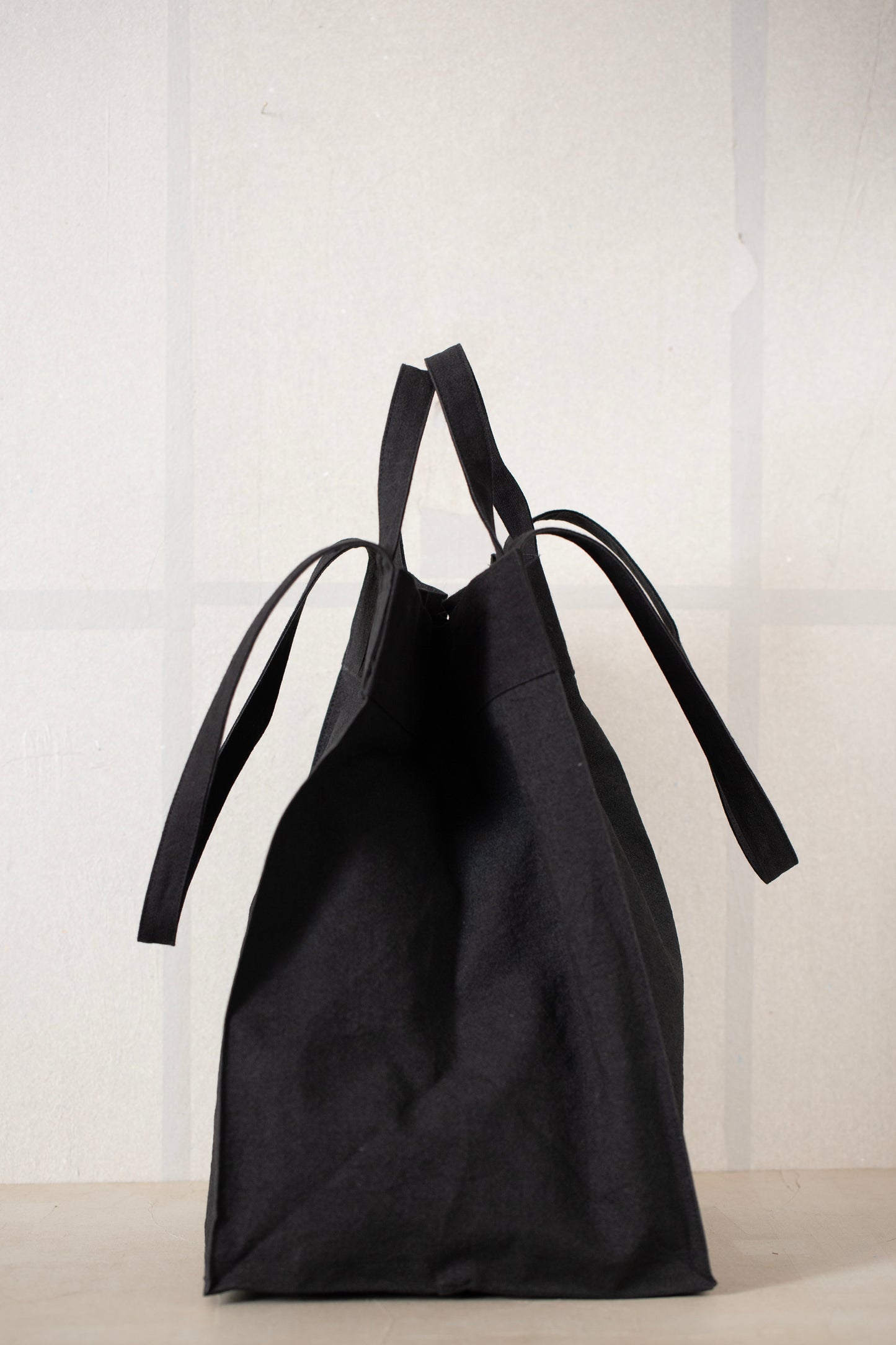 BAG#44 - URUSHI HEMP CANVAS PITCH BLACK