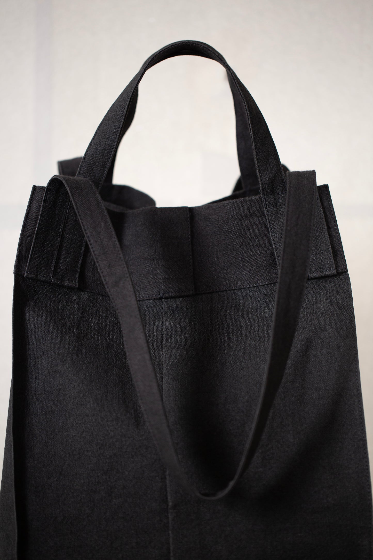 BAG#44 - URUSHI HEMP CANVAS PITCH BLACK