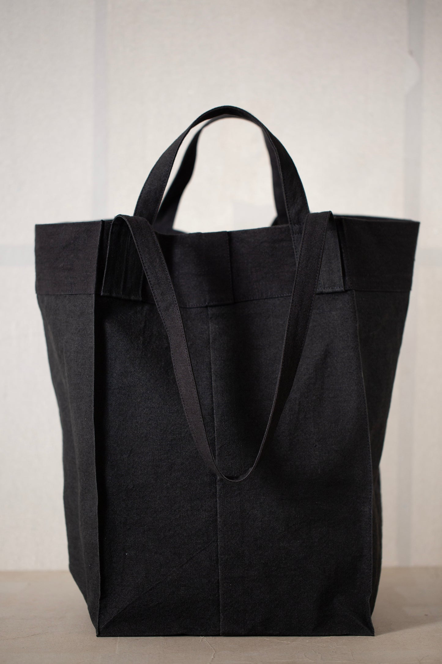 BAG#44 - URUSHI HEMP CANVAS PITCH BLACK