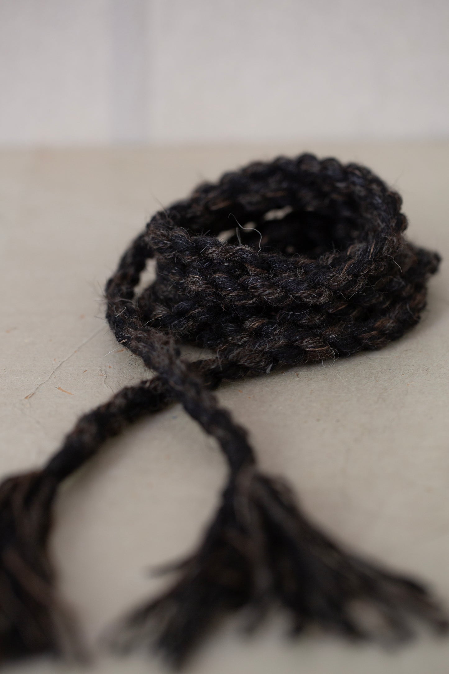 BELT#4 - MIXED YARNS DARK