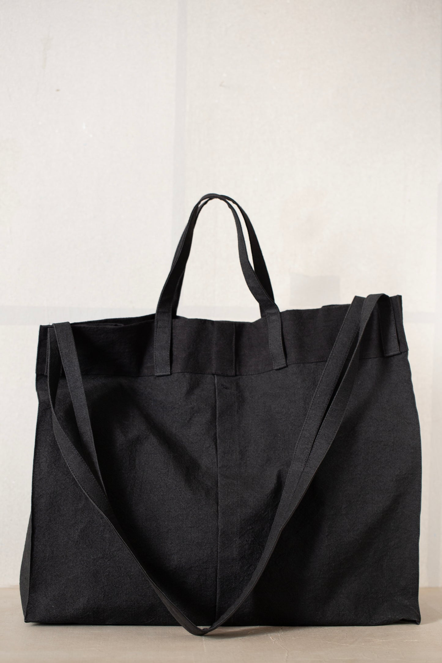 BAG#45 - URUSHI HEMP CANVAS PITCH BLACK