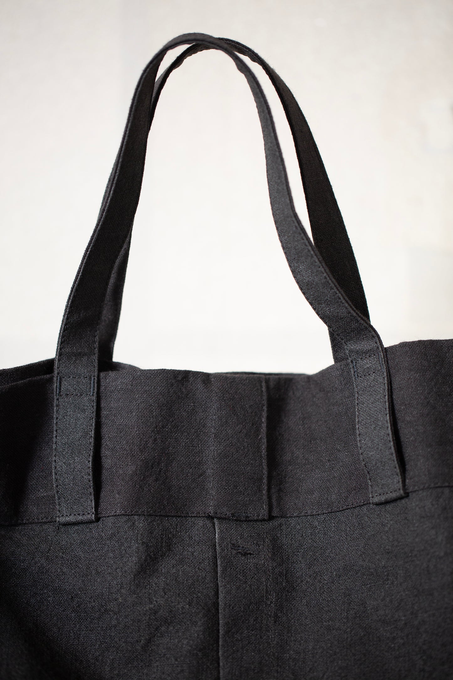 BAG#45 - URUSHI HEMP CANVAS PITCH BLACK