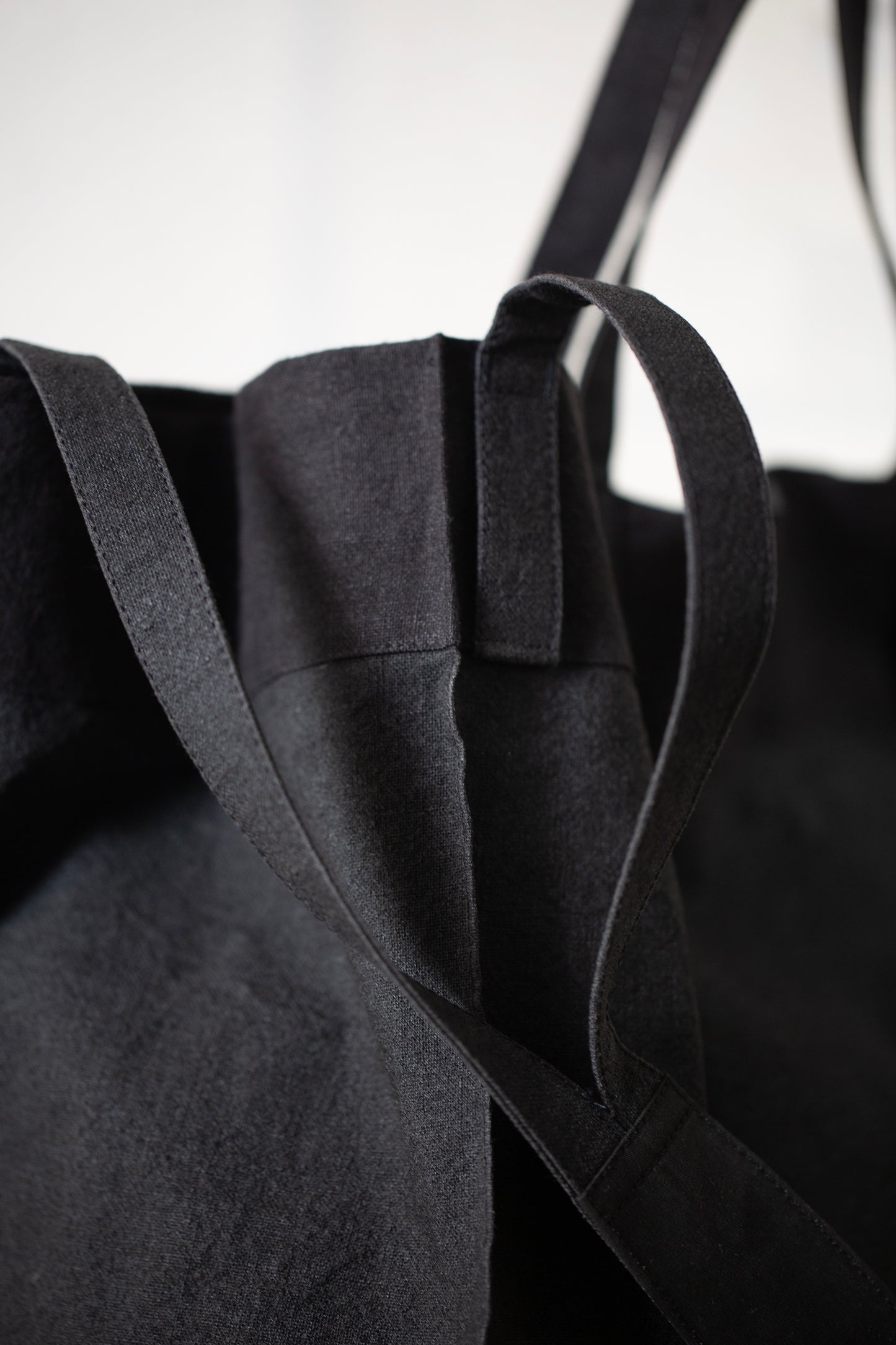 BAG#45 - URUSHI HEMP CANVAS PITCH BLACK