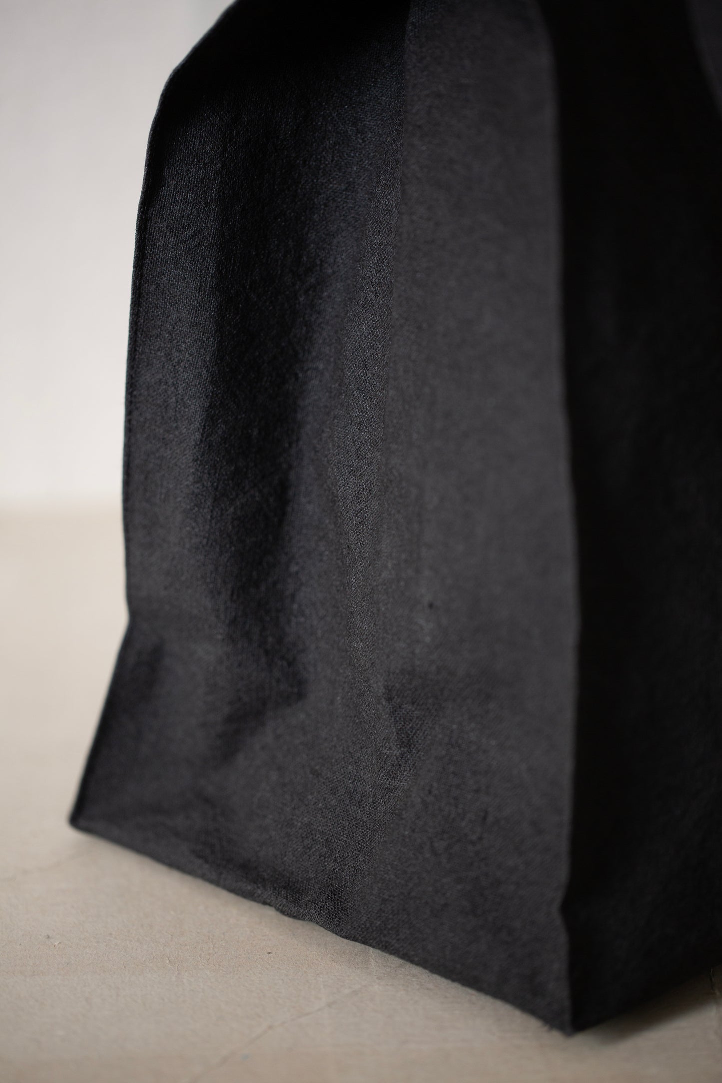 BAG#45 - URUSHI HEMP CANVAS PITCH BLACK