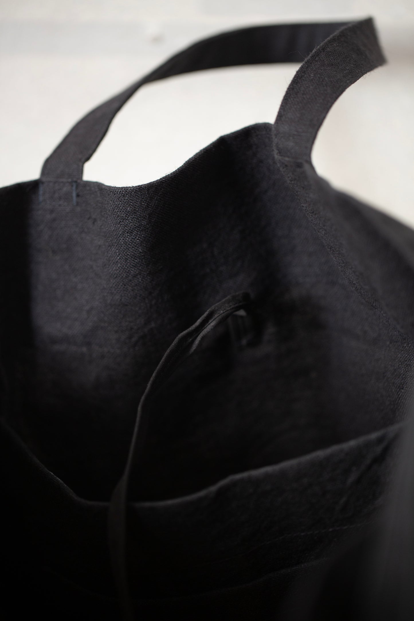 BAG#45 - URUSHI HEMP CANVAS PITCH BLACK