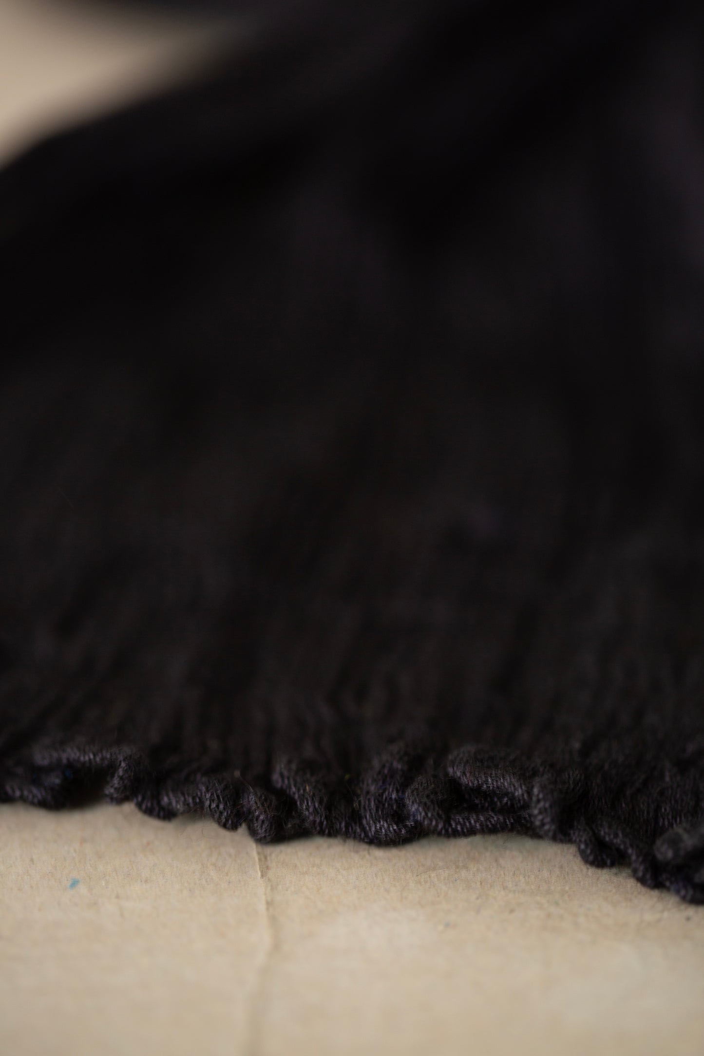 Black Feather Ripples Scarf