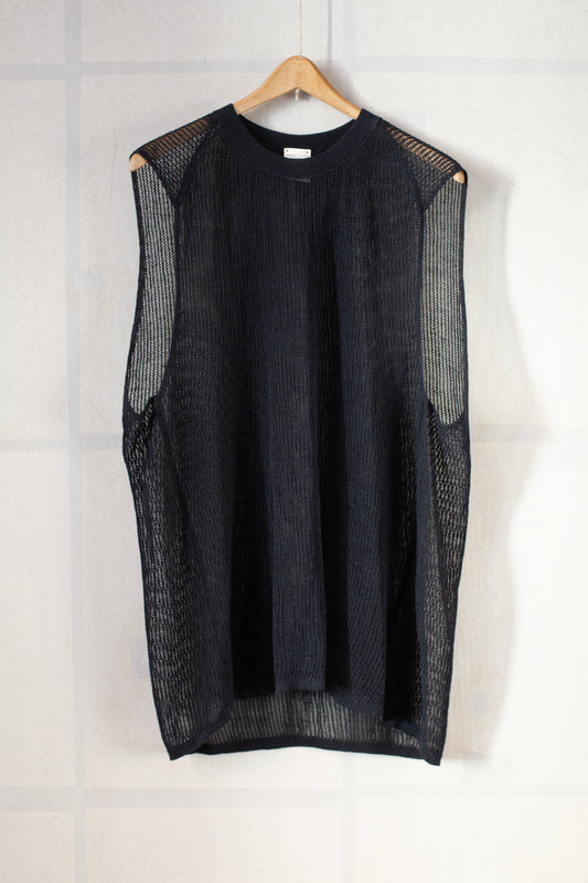 KNIT#62 LINEN COTTON YARN BLACK