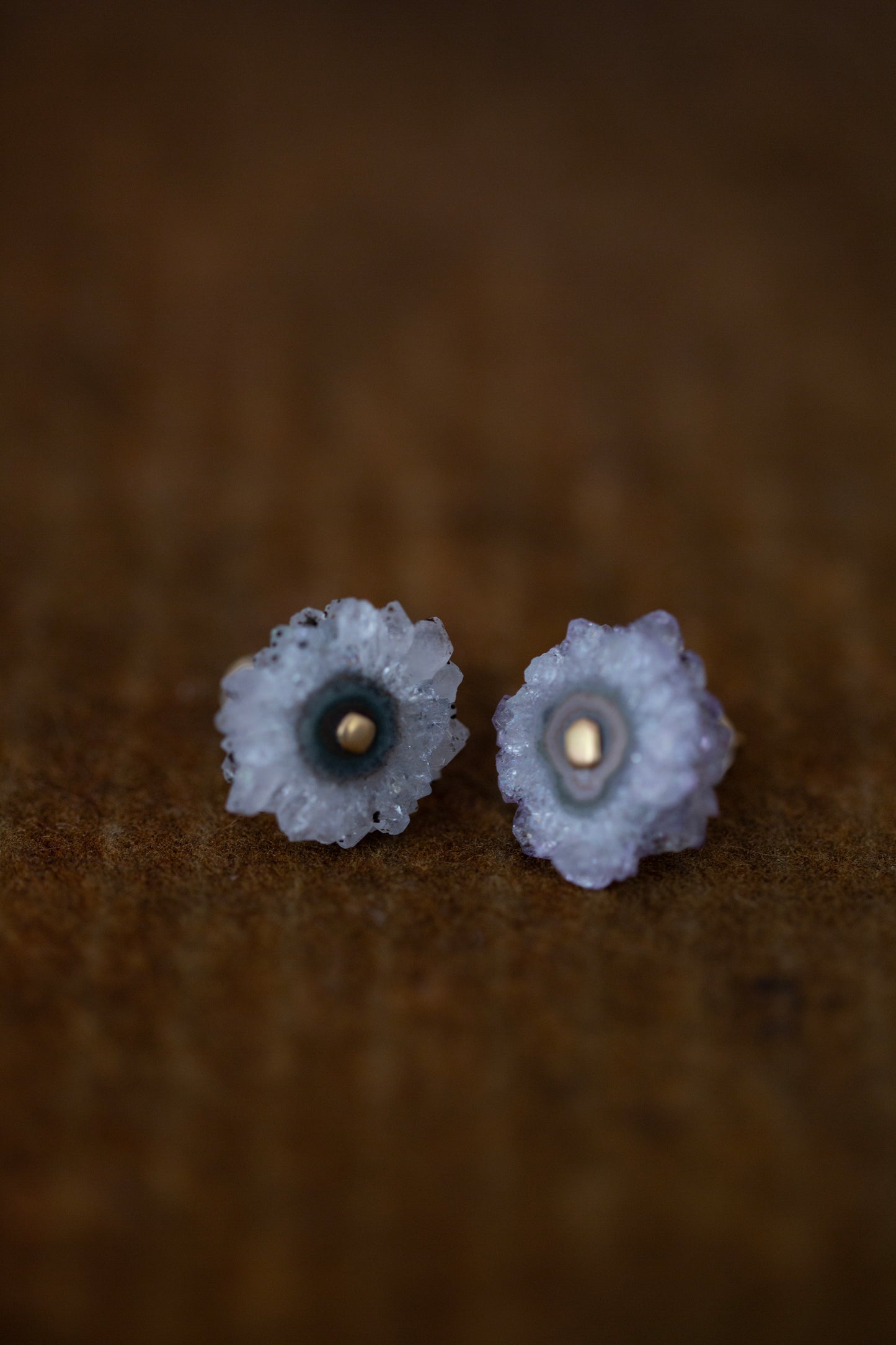 Amethyst earrings