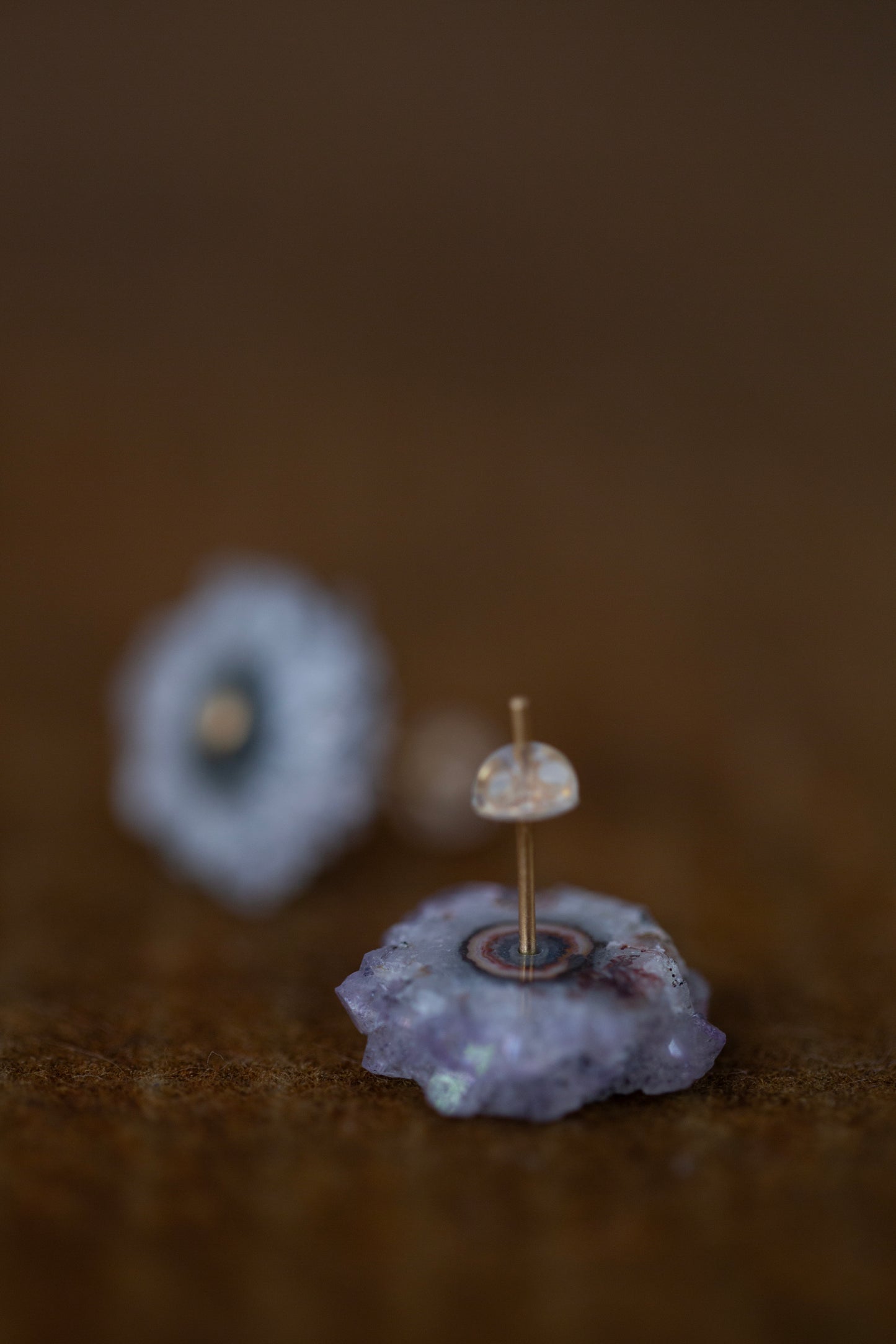 Amethyst earrings