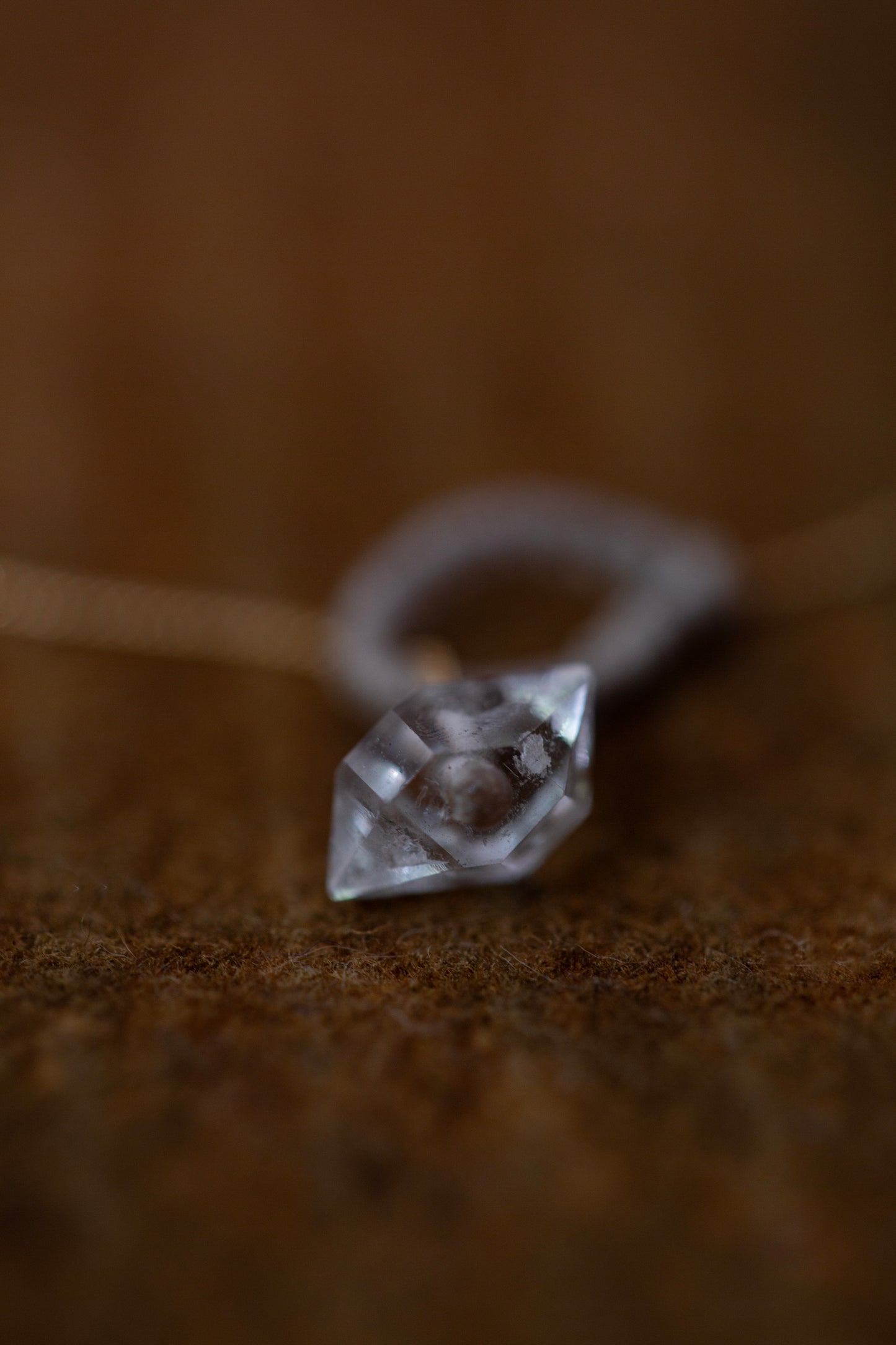 Rutile quartz pendant necklace