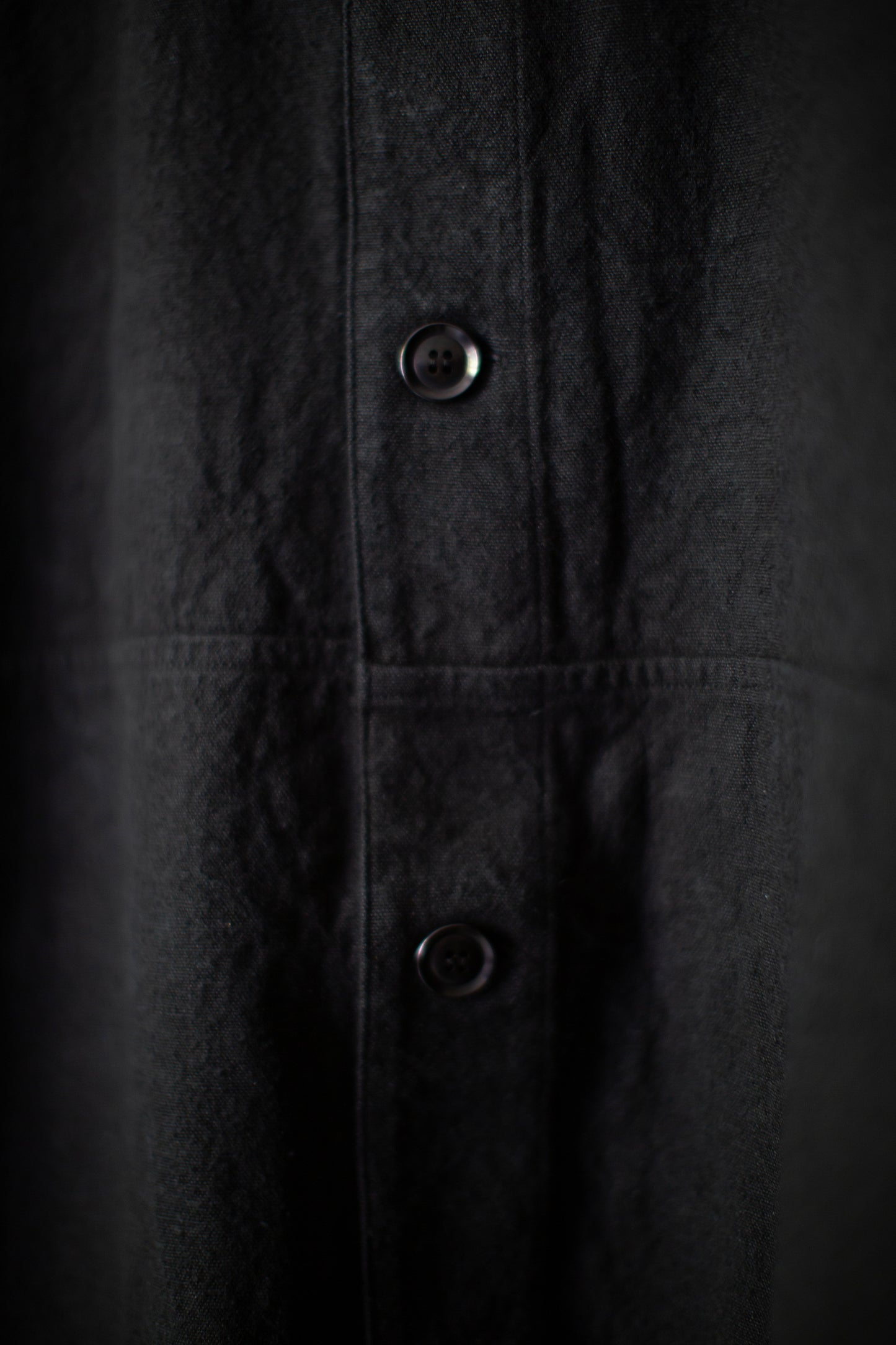 Black flax ramie silk coat