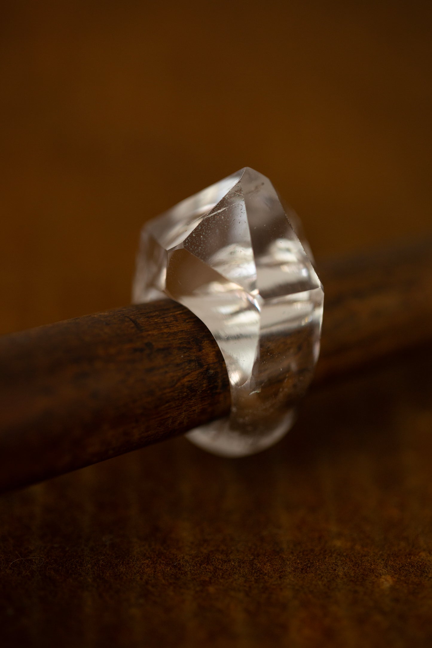 crystal point ring #14