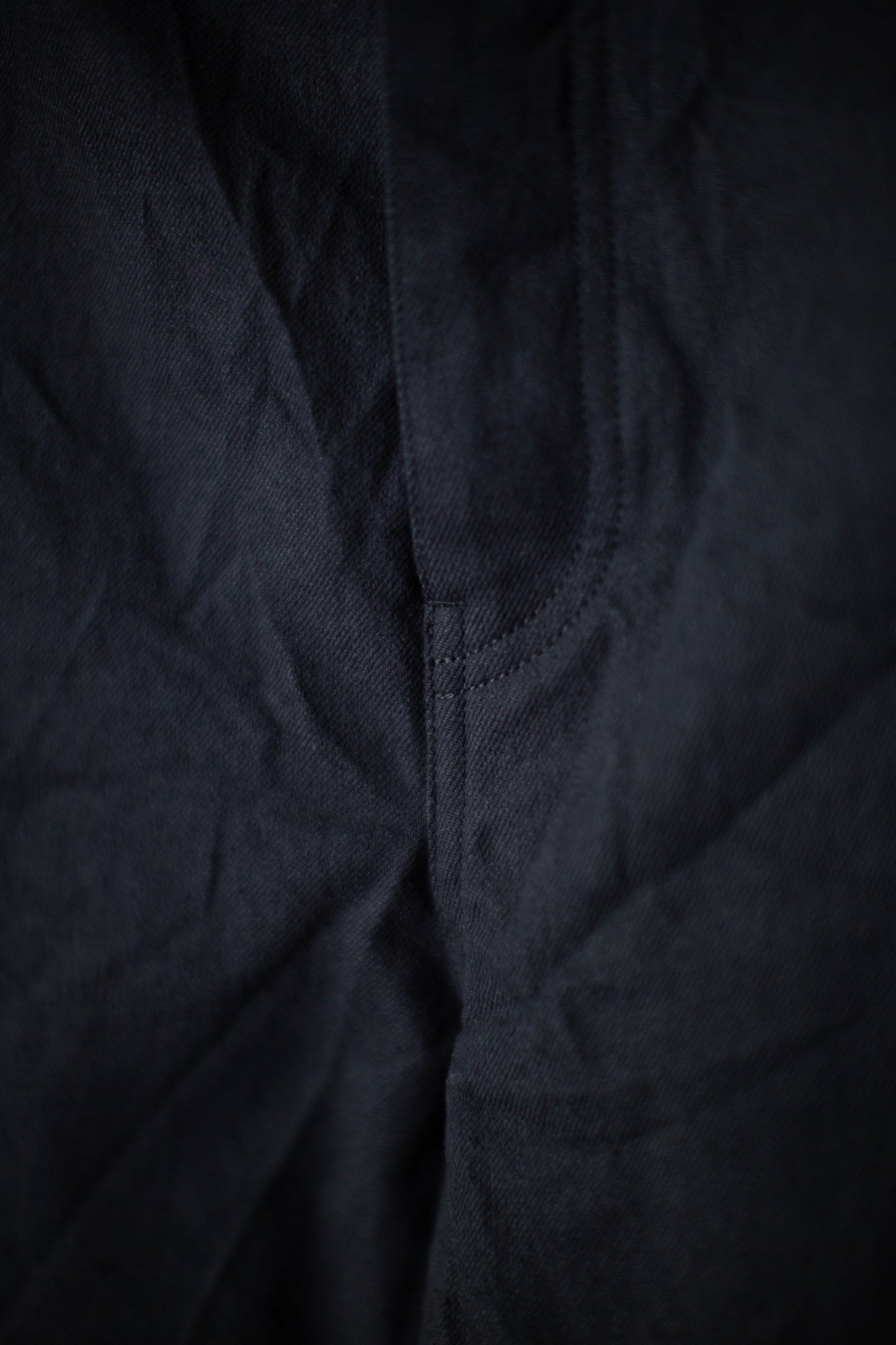 washed black barrel 5 pocket pants