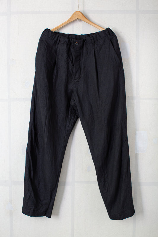 Black baggy casual pants