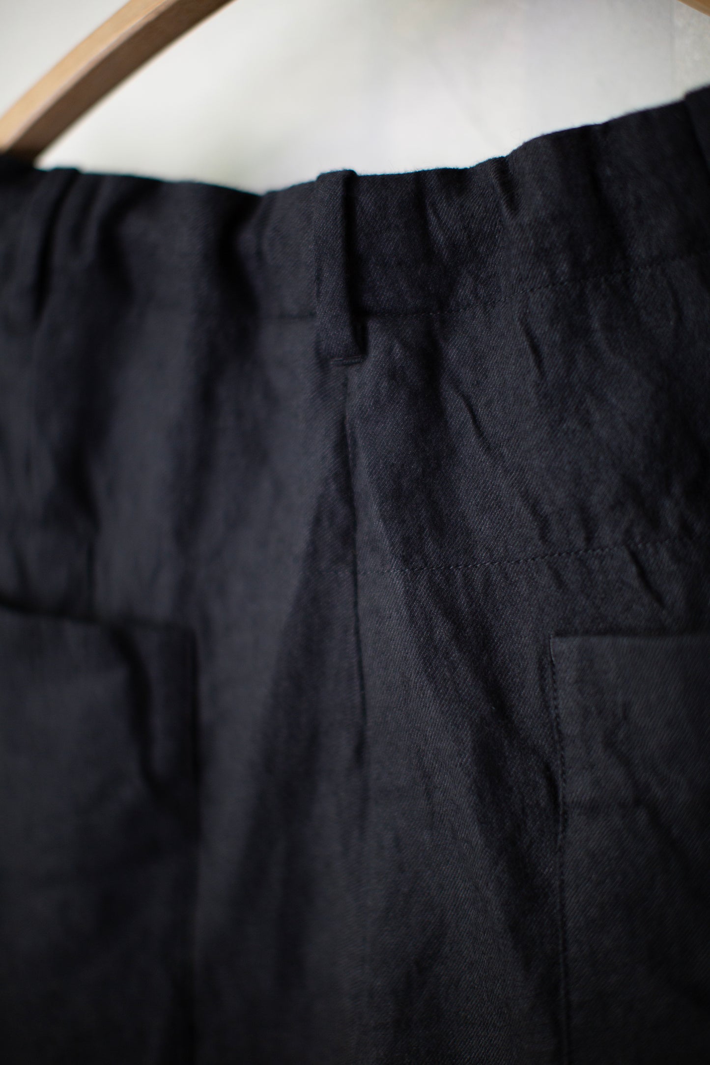 Black baggy casual pants