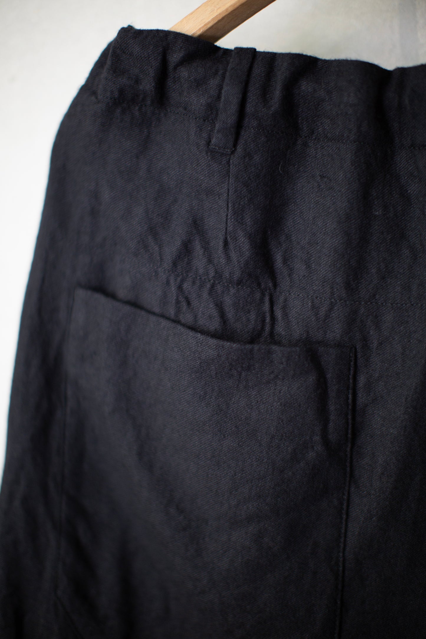Black baggy casual pants