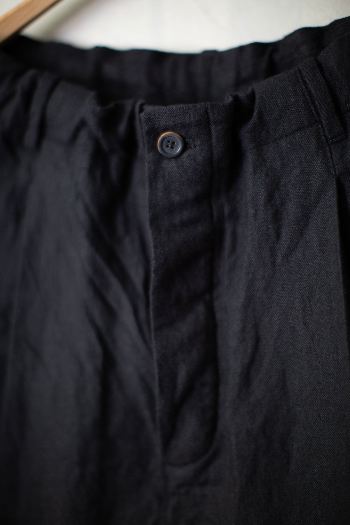 Black baggy casual pants