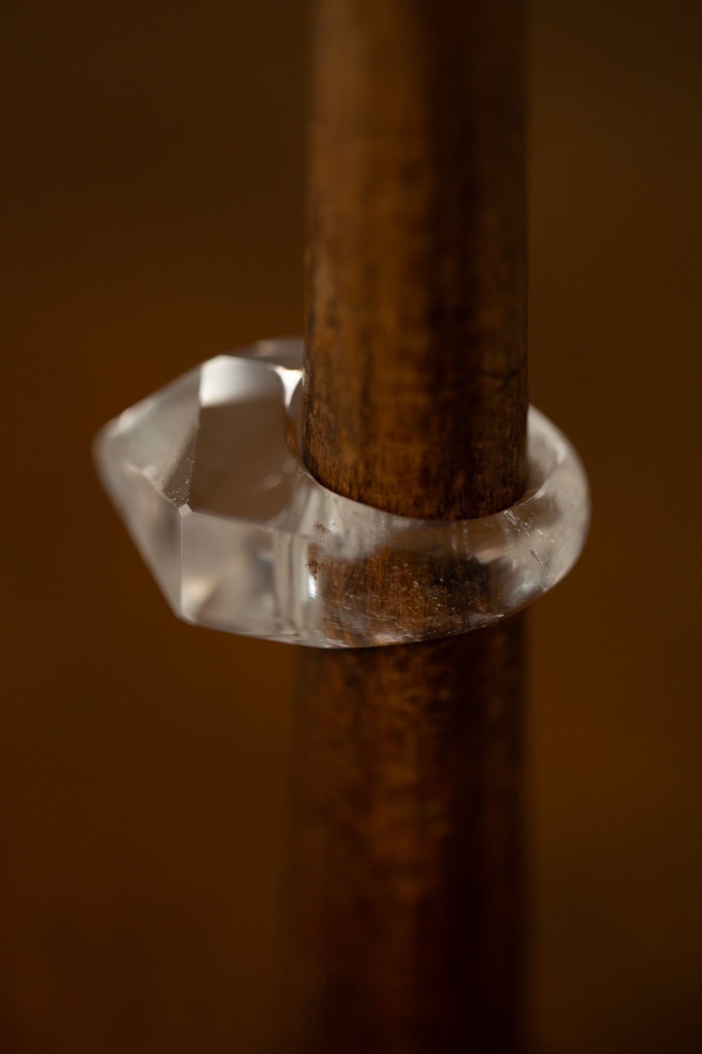 crystal point ring #14