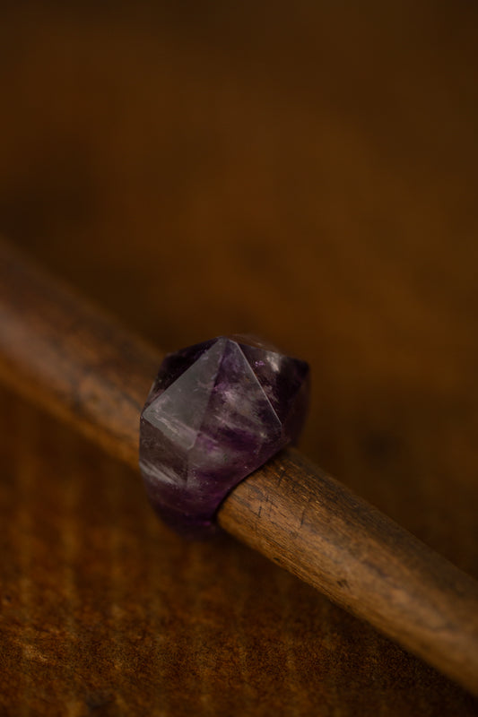 amethyst point ring #12