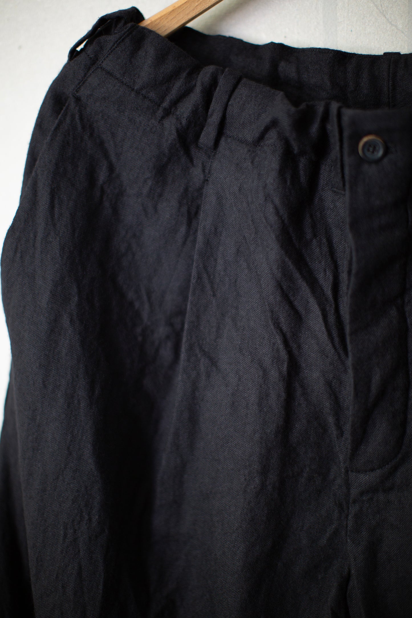 Black baggy casual pants