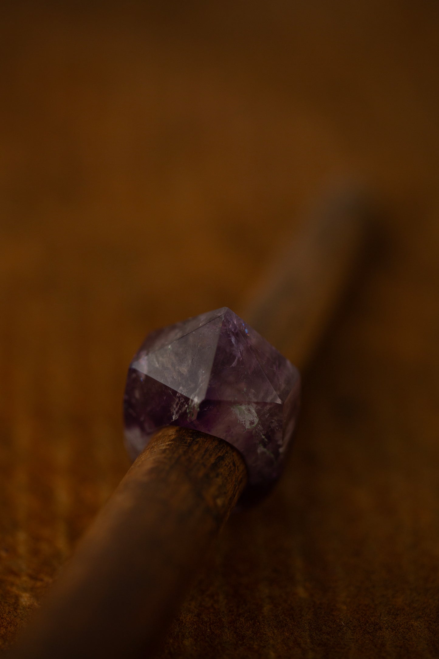 amethyst point ring #12