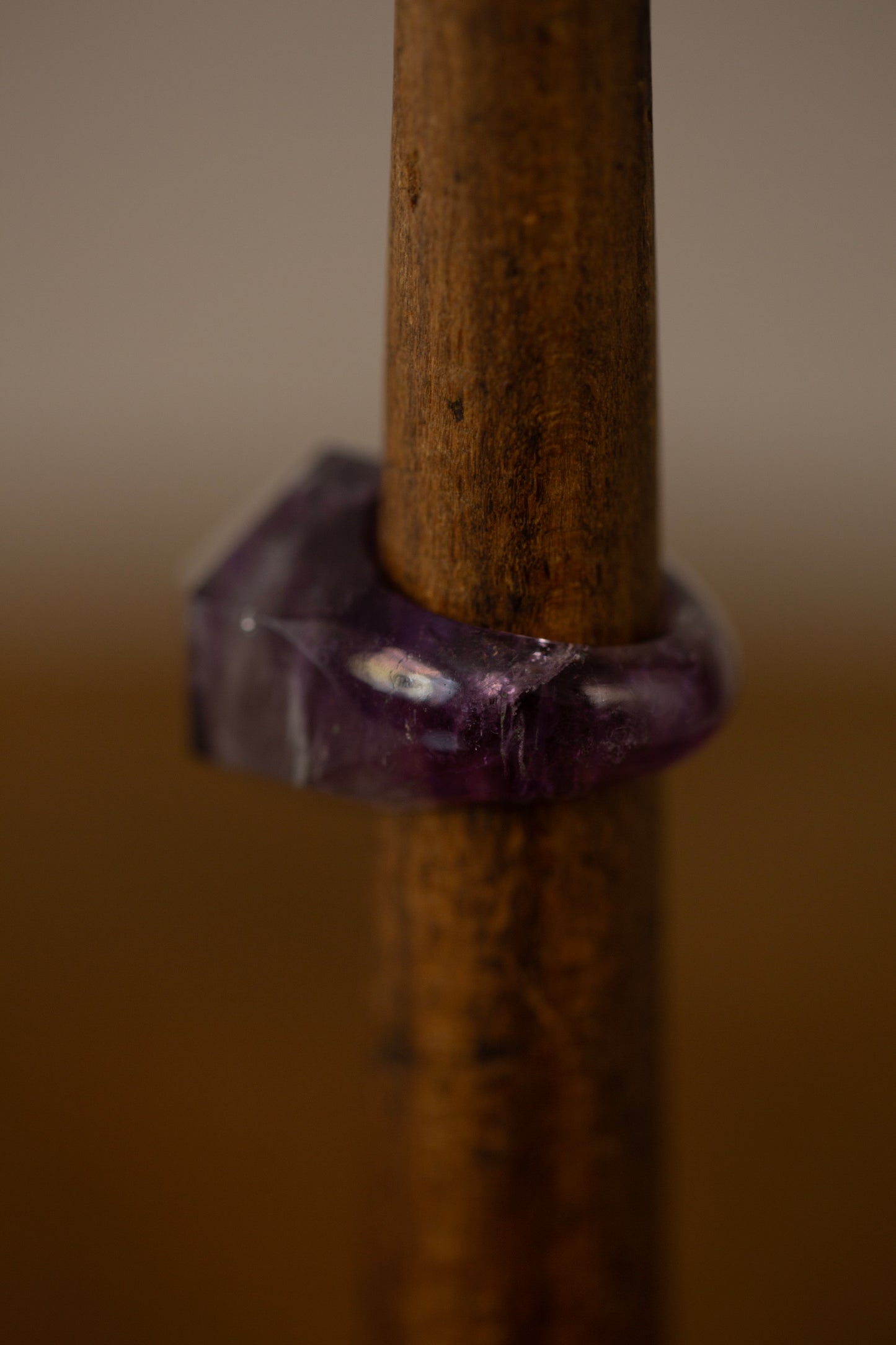 amethyst point ring #12