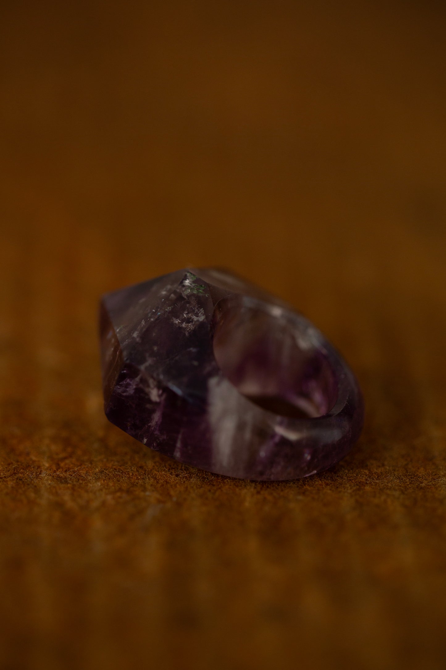 amethyst point ring #12