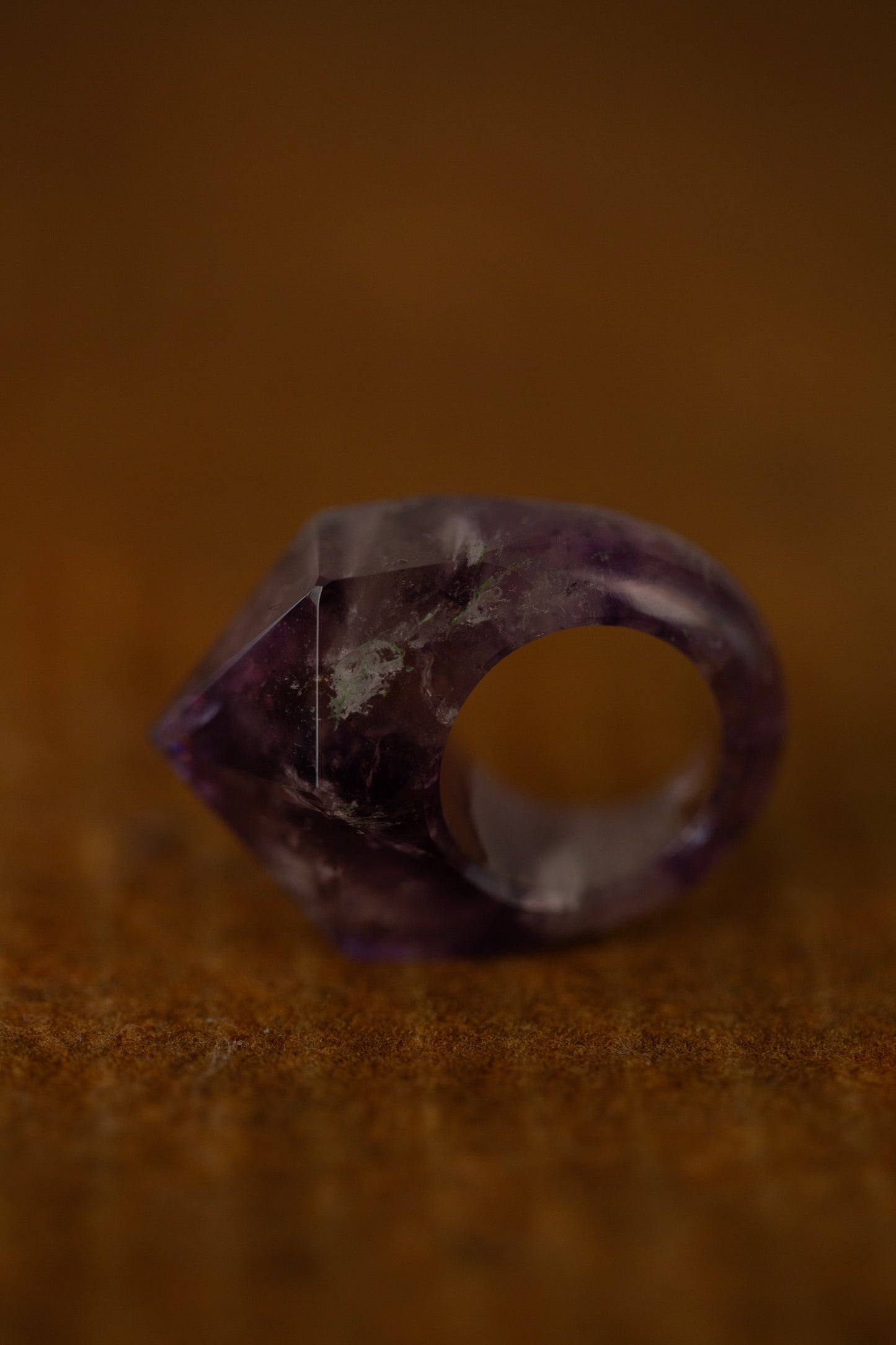 amethyst point ring #12