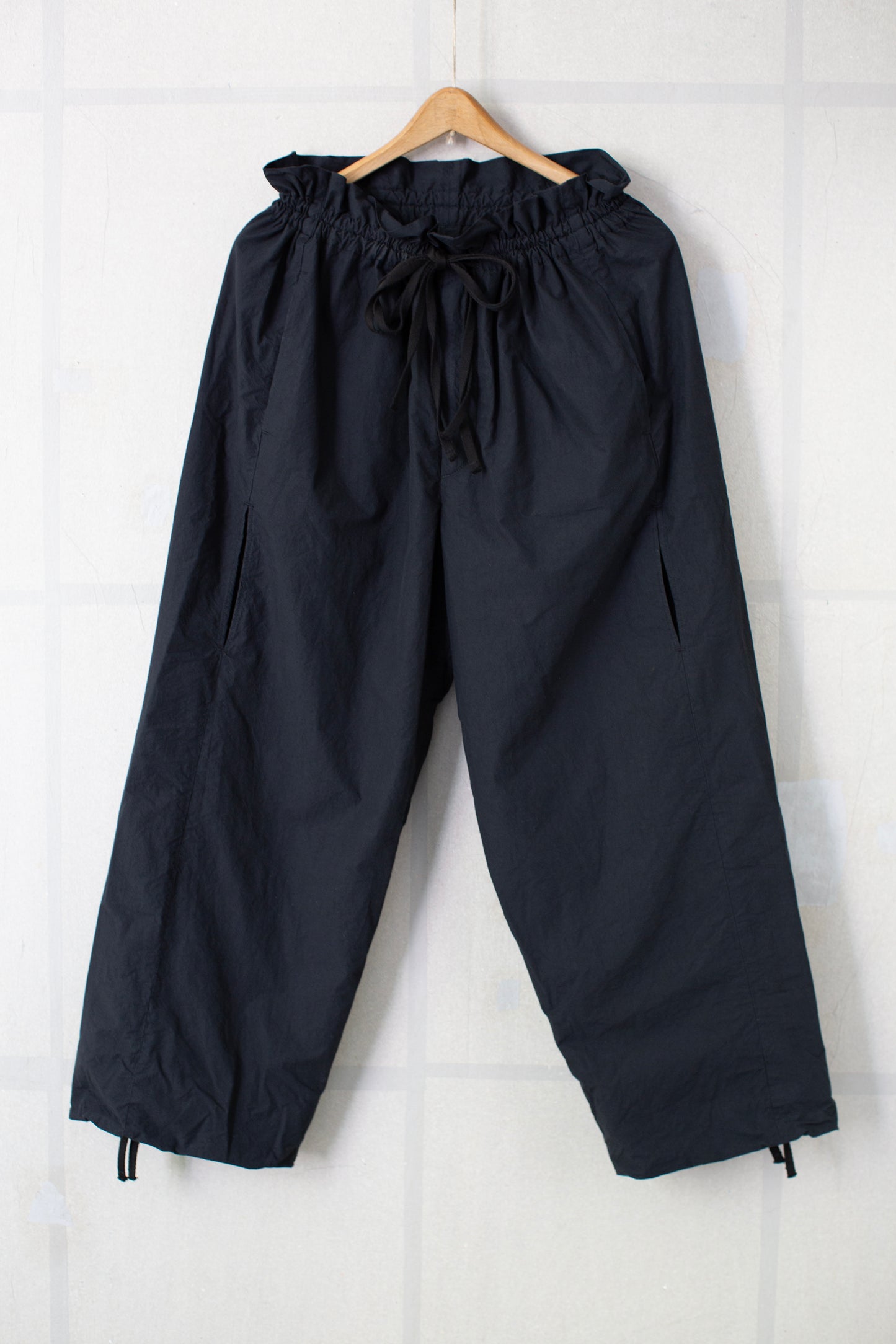 Charcoal black air forming pants