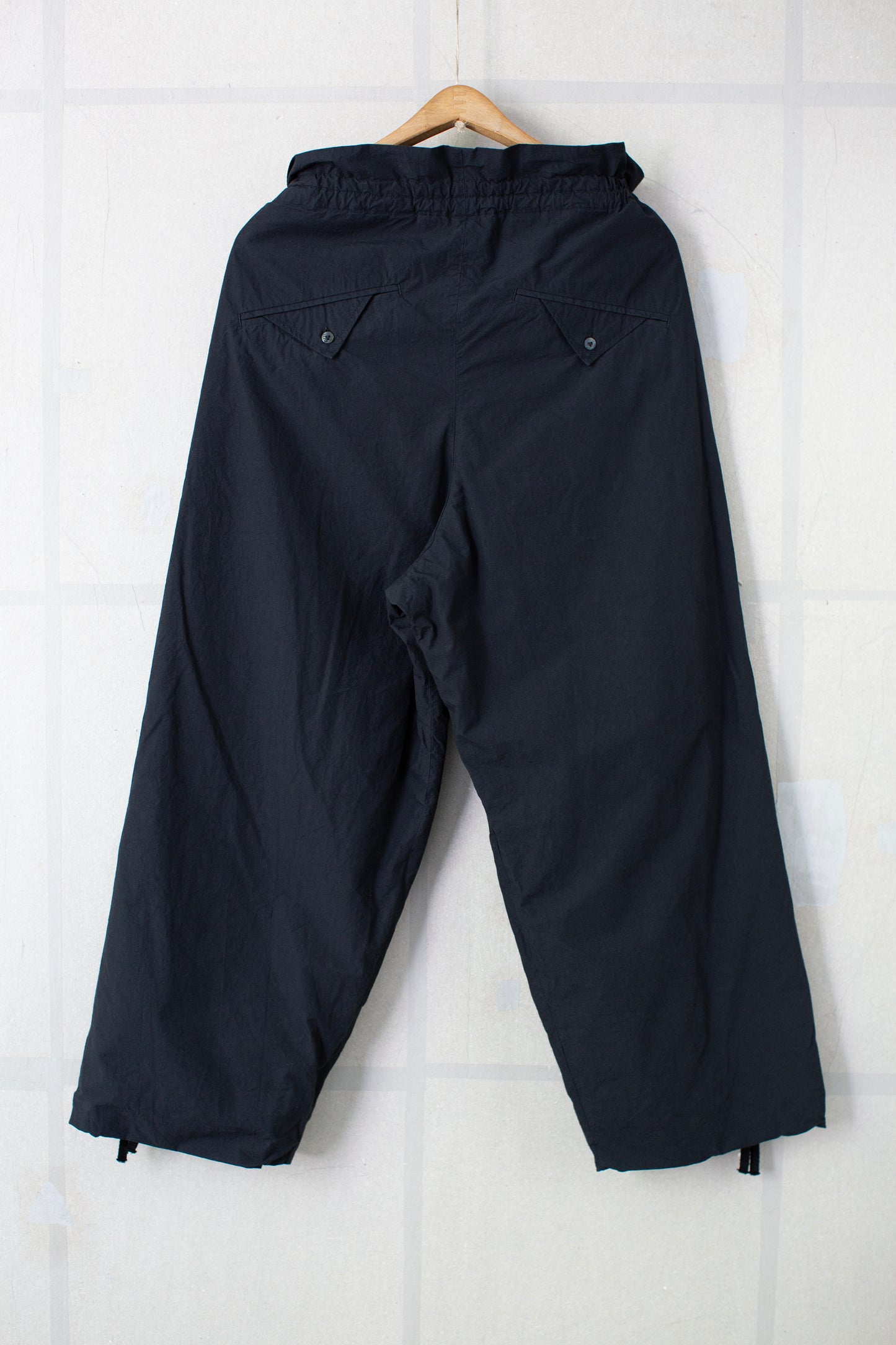 Charcoal black air forming pants